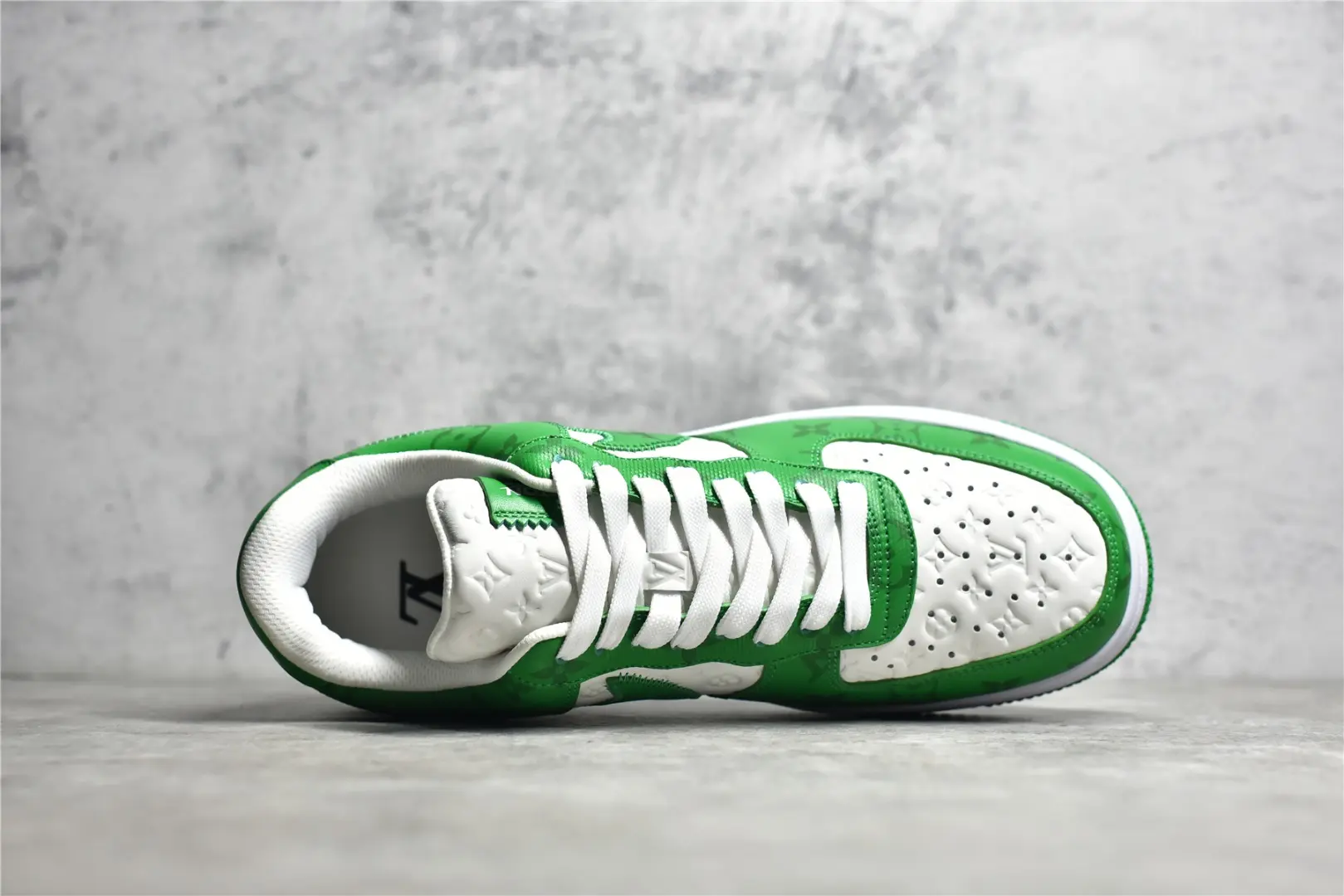 YASSW | The Ultimate Guide to Replica Louis Vuitton x Nike Air Force 1 Green Sneakers