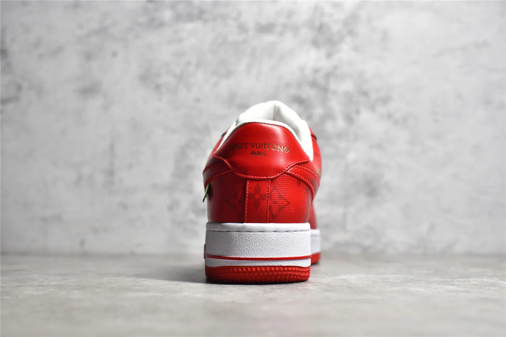 YASSW | Louis Vuitton x Nike Air Force 1 Low Red Replica Sneakers Review