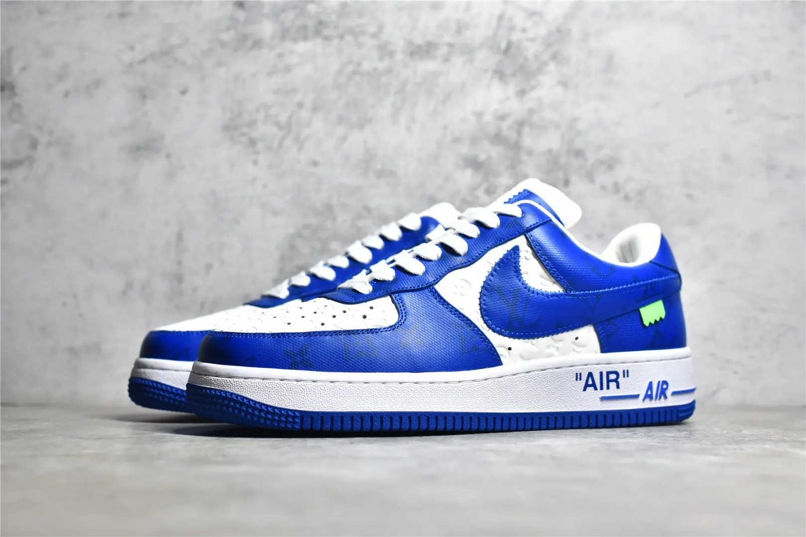 YASSW | Replica Louis Vuitton Nike Air Force 1 White Blue Review