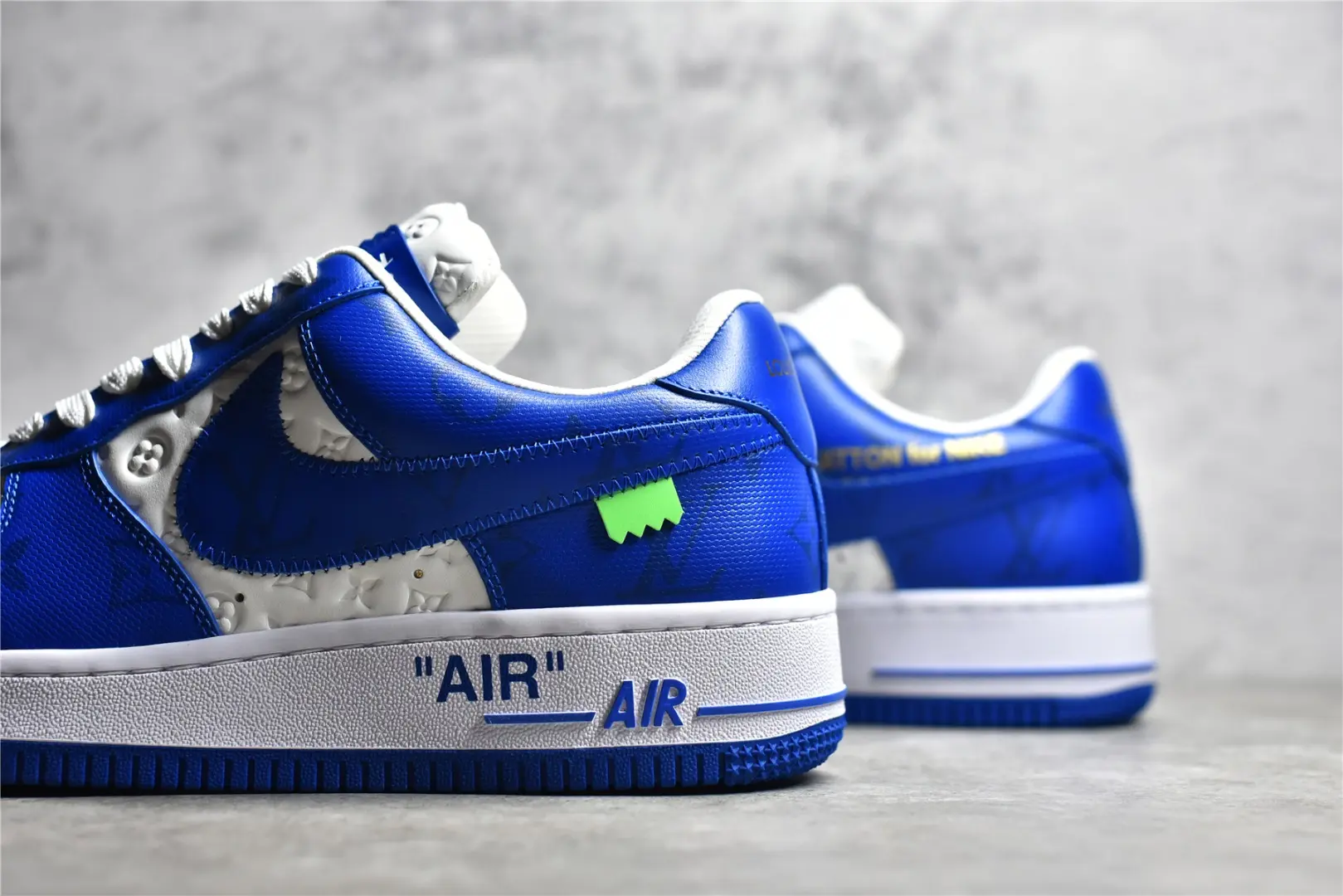 YASSW | Replica Louis Vuitton Nike Air Force 1 White Blue Review