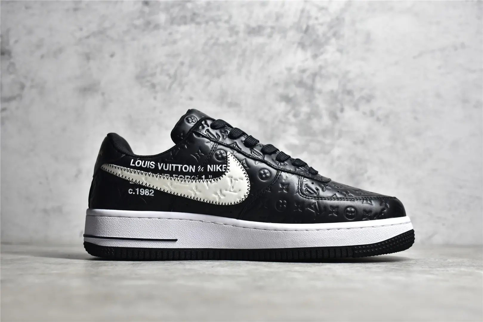 YASSW | Authenticity or Replica: The Black Louis Vuitton x Nike Air Force 1