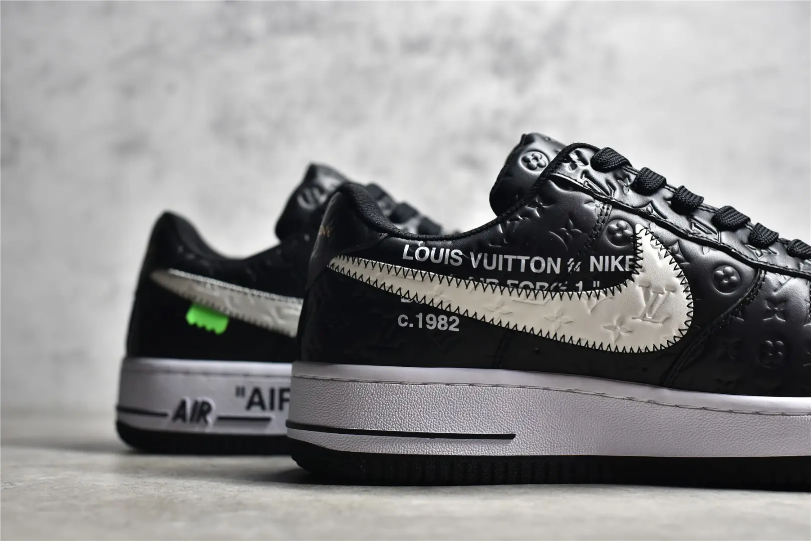 YASSW | Authenticity or Replica: The Black Louis Vuitton x Nike Air Force 1