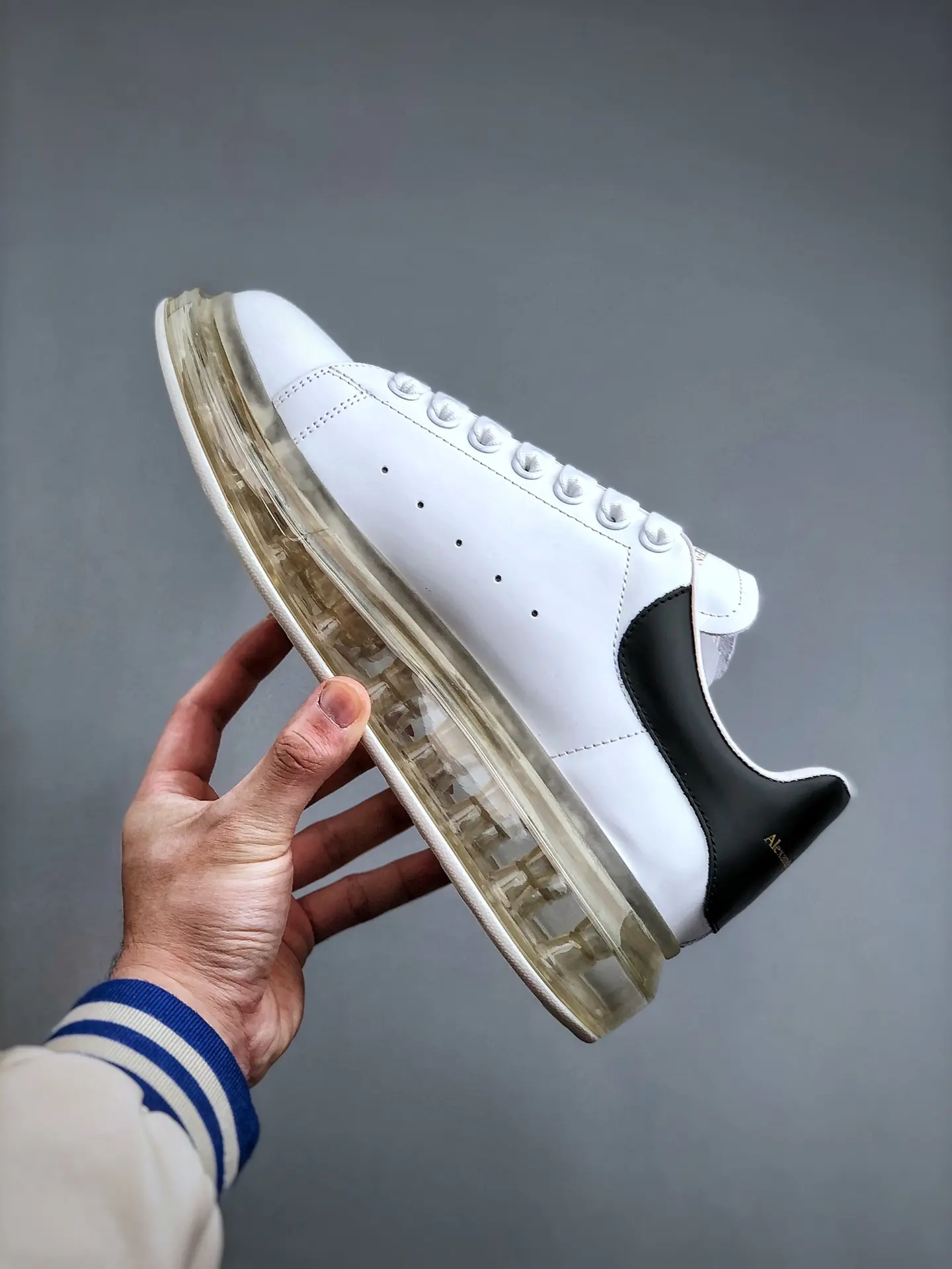 YASSW | Alexander McQueen Oversized Transparent Sole Sneaker Replica