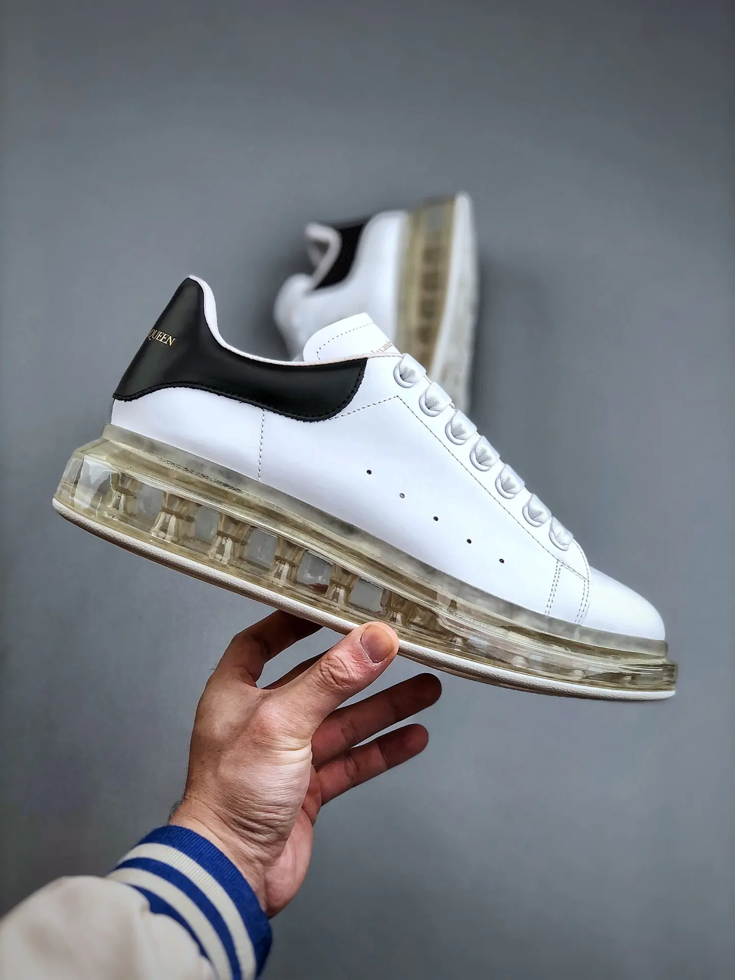 YASSW | Alexander McQueen Oversized Transparent Sole Sneaker Replica