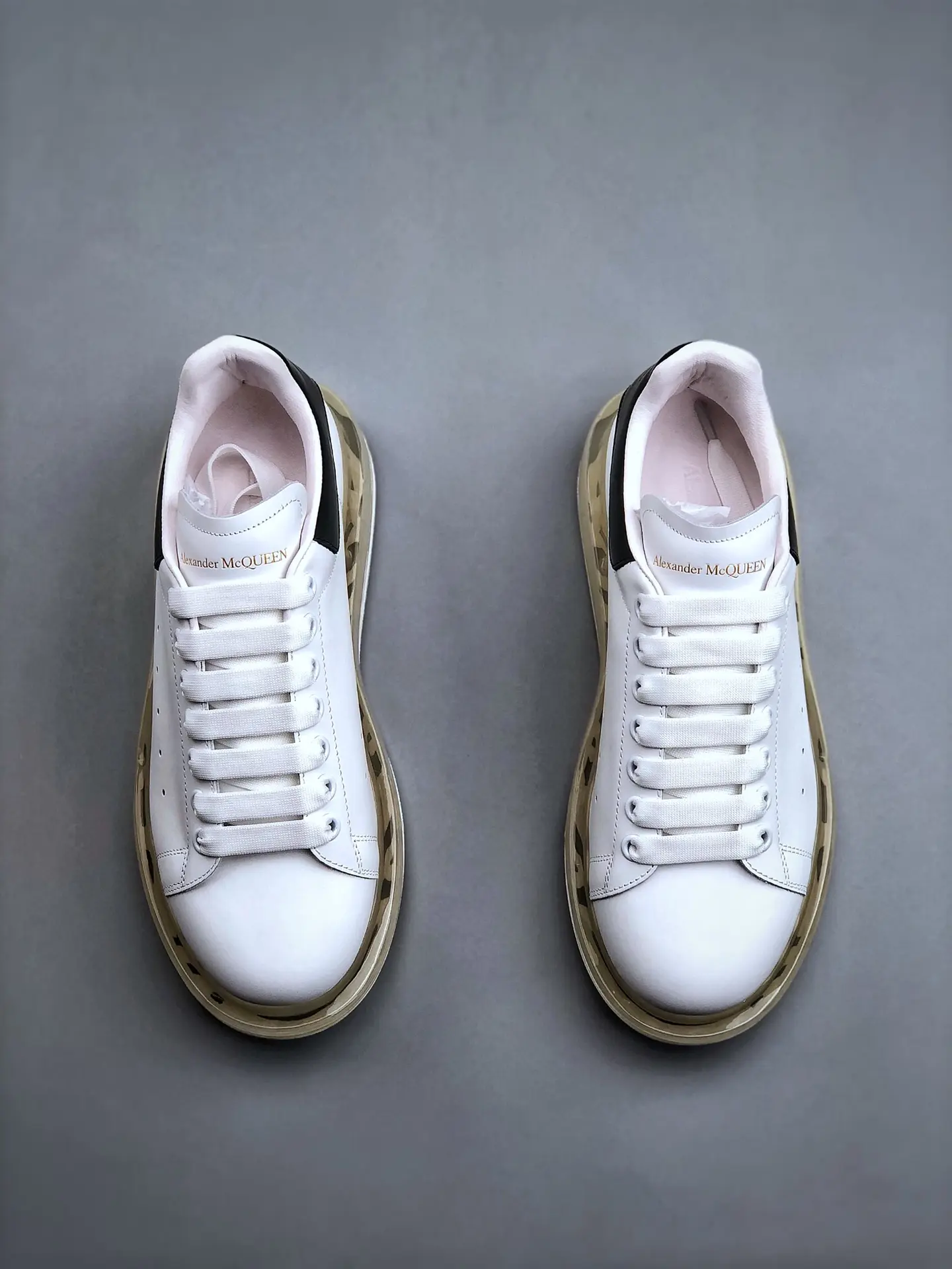 YASSW | Alexander McQueen Oversized Transparent Sole Sneaker Replica