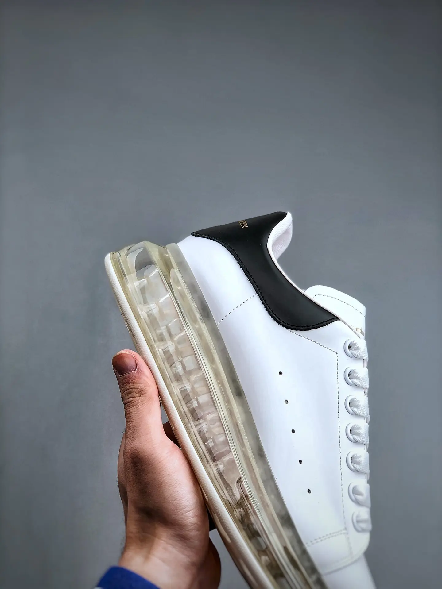 YASSW | Alexander McQueen Oversized Transparent Sole Sneaker Replica