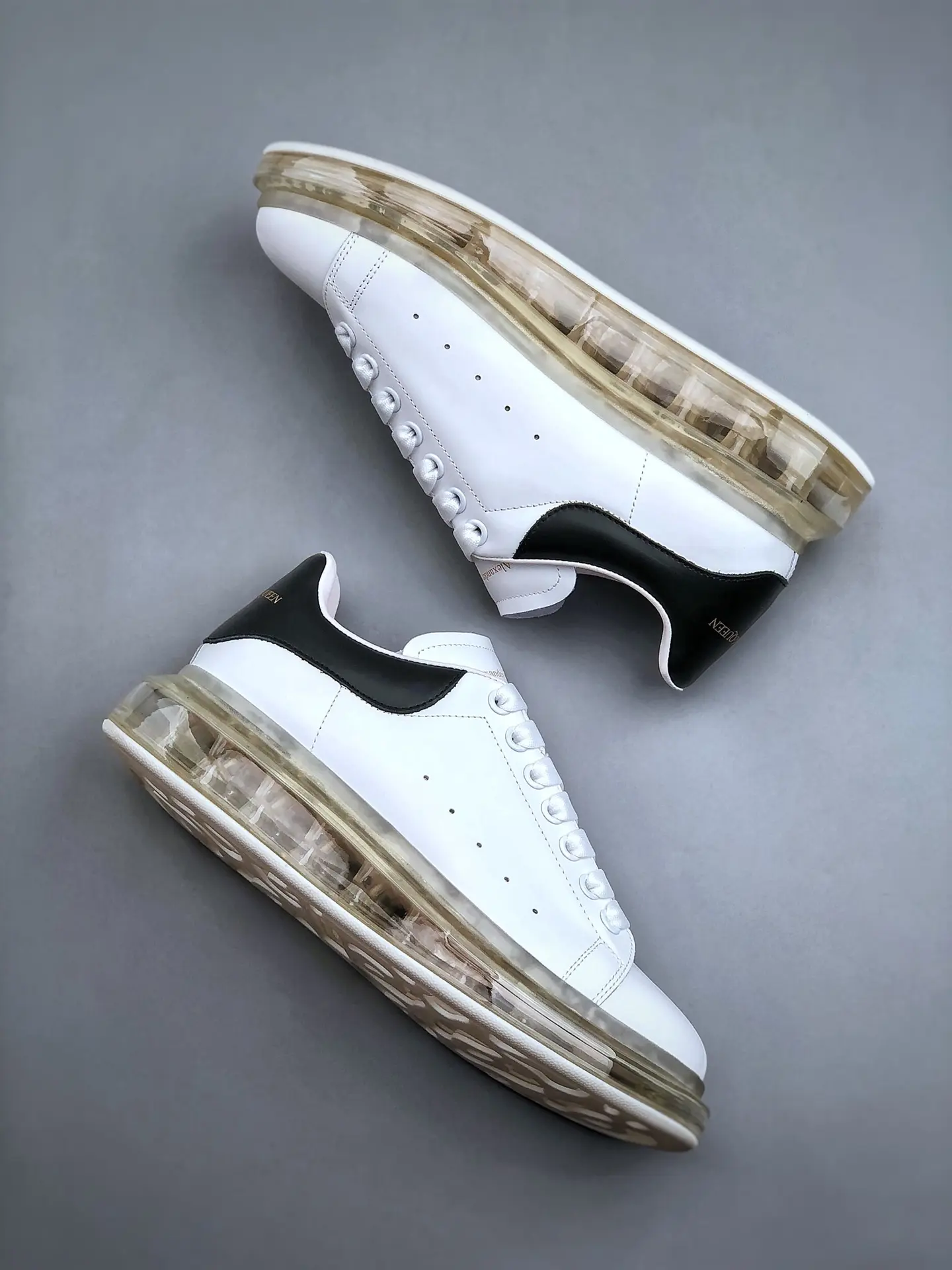 YASSW | Alexander McQueen Oversized Transparent Sole Sneaker Replica