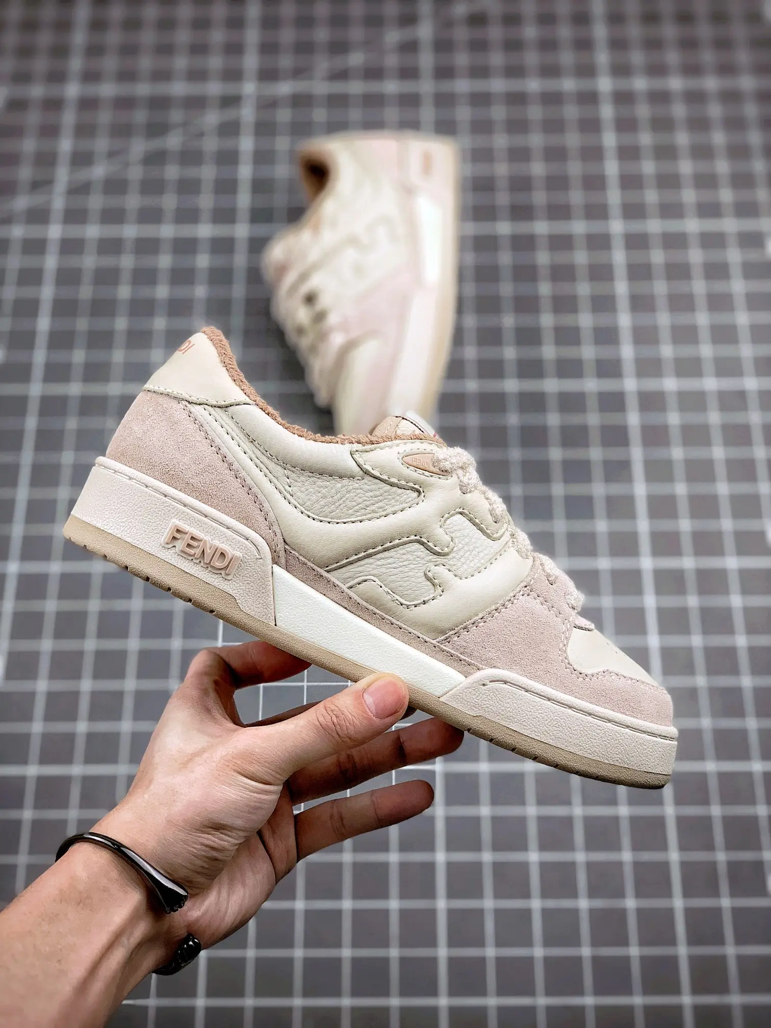 YASSW | Fendi Match Low Top Suede 'Pink Beige' Review: A Detailed Look at Authentic and Replica Options