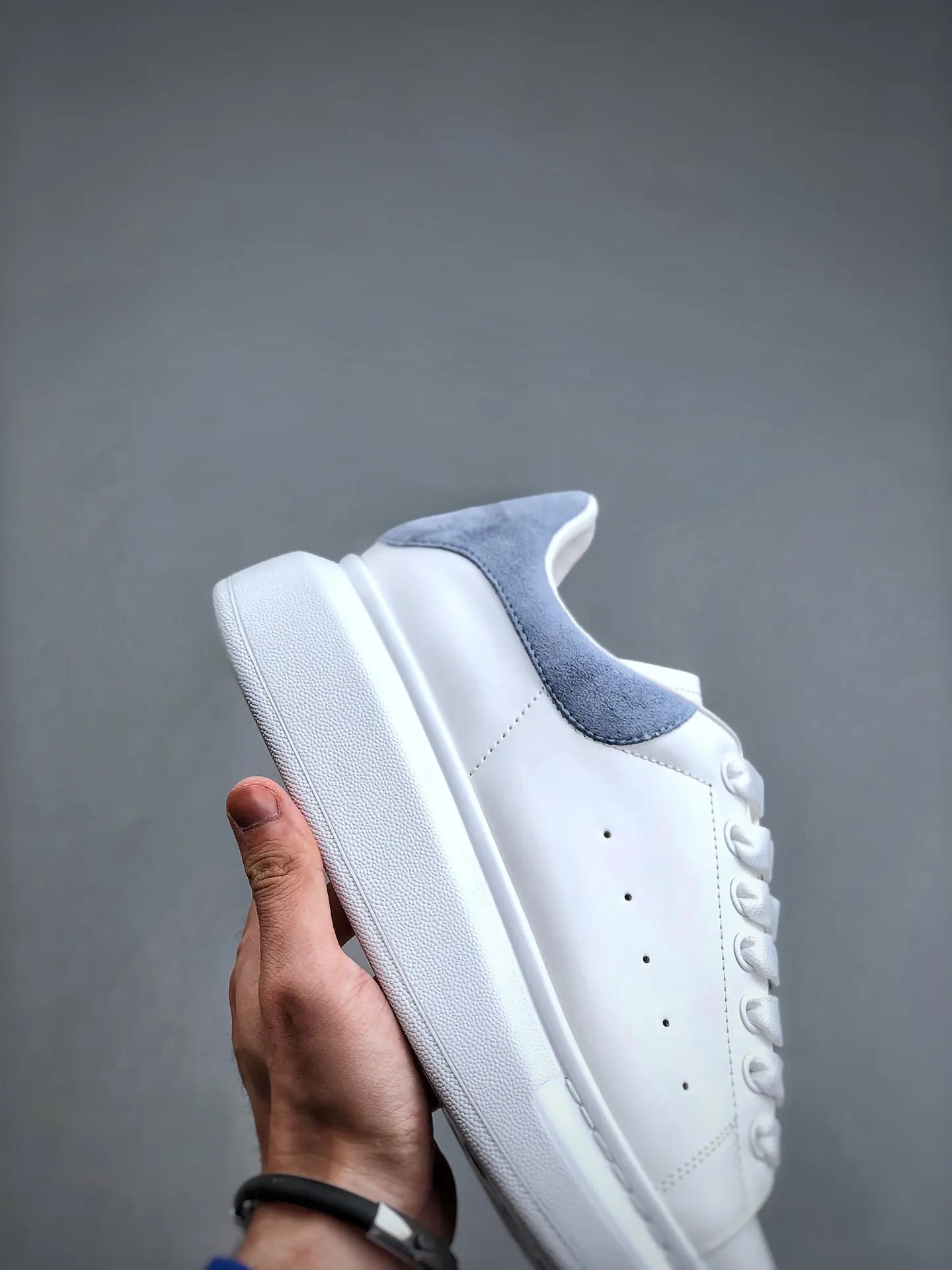 YASSW | Alexander McQueen Men's White Oversized Sneakers Replica Review