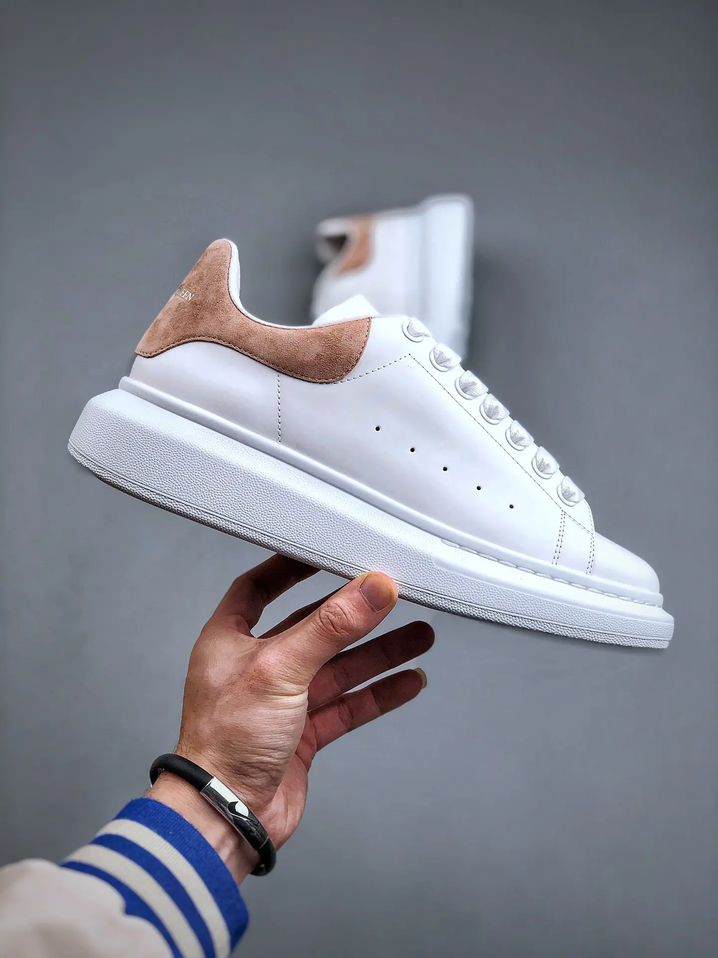 YASSW | Alexander McQueen White Oversized Sneakers Replica Review