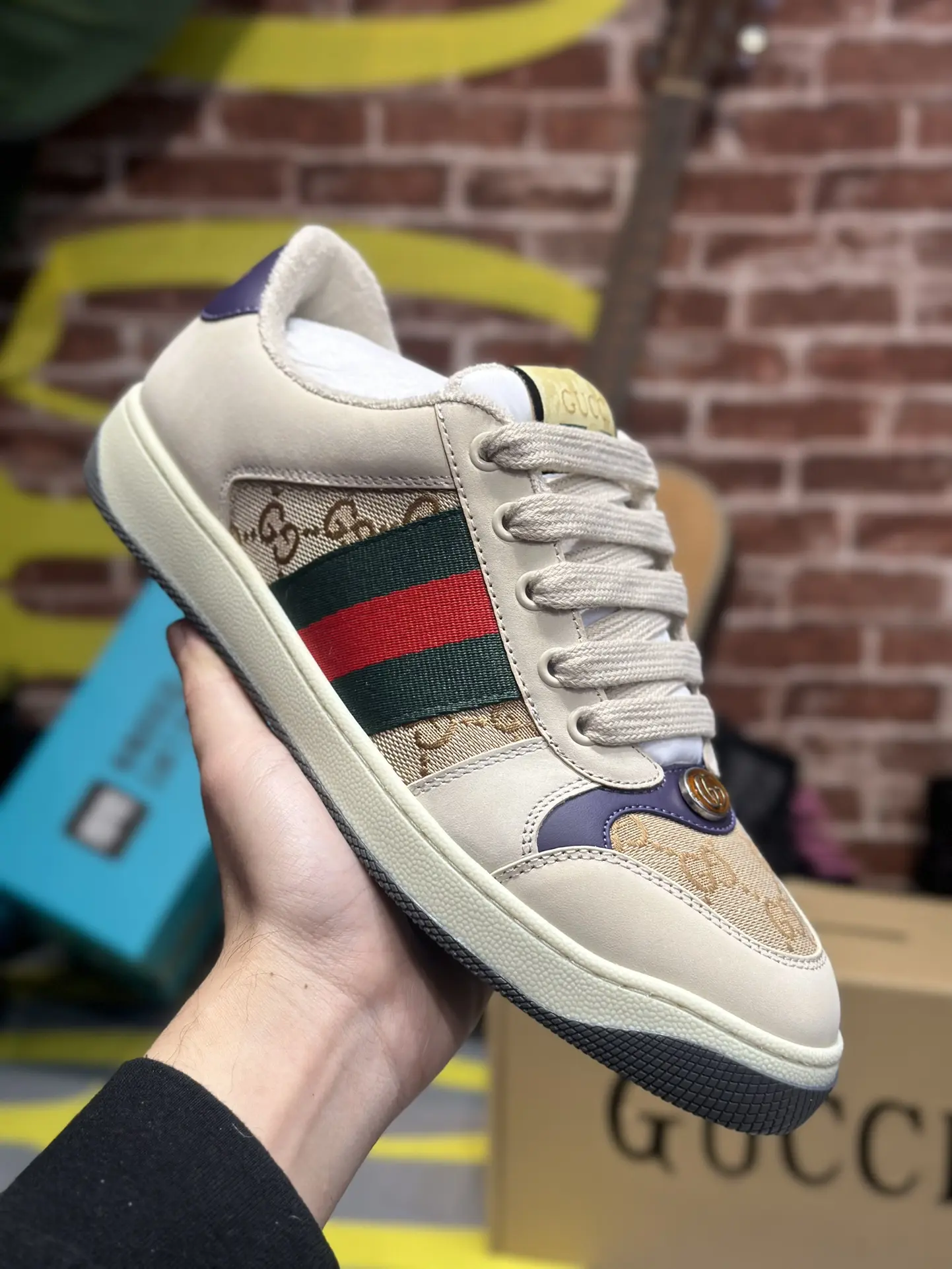 YASSW | Gucci Screener GG Canvas & Leather Sneaker Replica Review