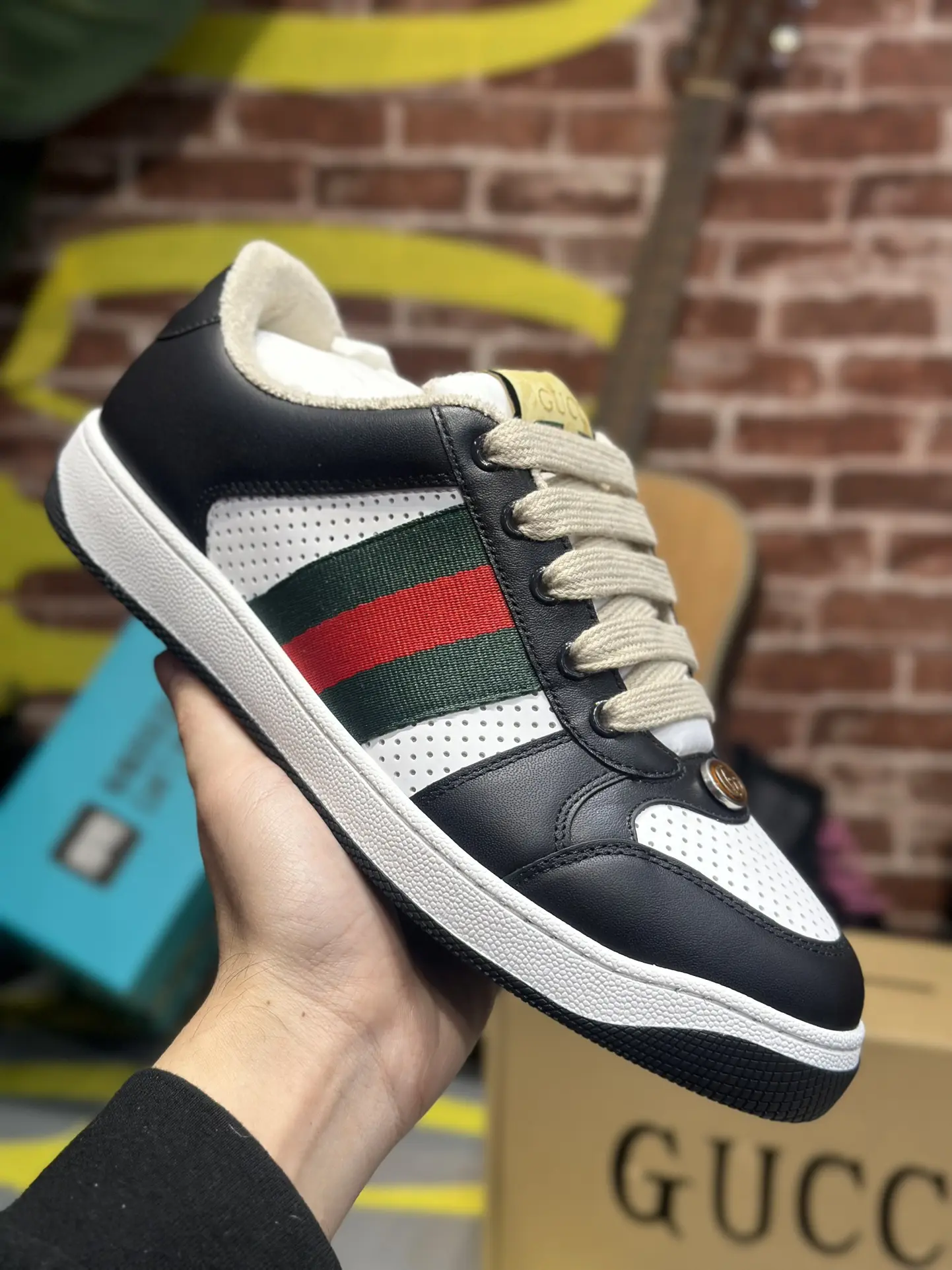 YASSW | Gucci Screener GG Canvas & Leather Sneaker Replica Review