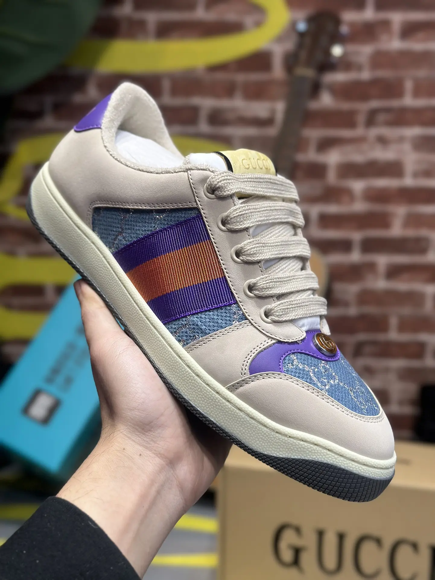 YASSW | Gucci Screener GG Canvas & Leather Sneaker Replica Review