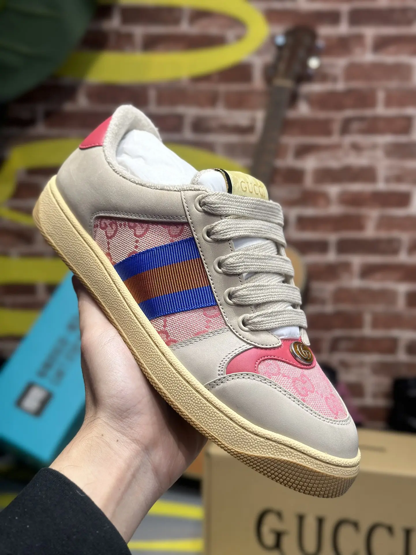 YASSW | Gucci Screener GG Canvas & Leather Sneaker Replica Review