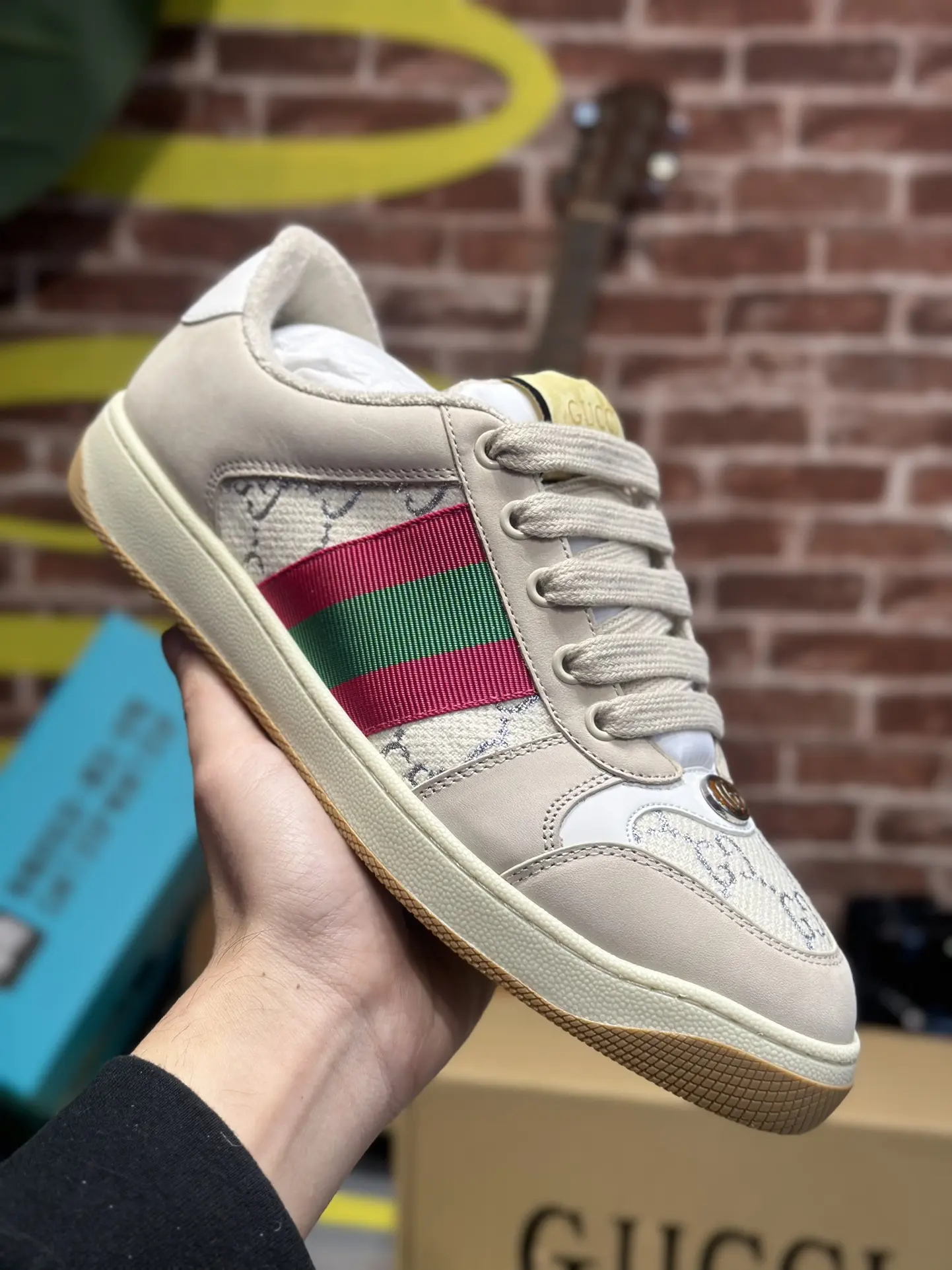 YASSW | Gucci Screener GG Canvas & Leather Sneaker Replica Review