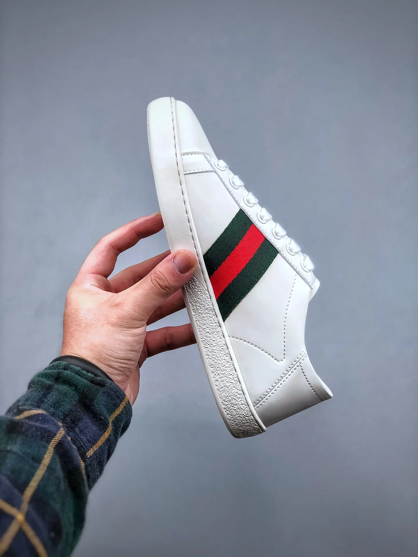 YASSW | Gucci White Ace Leather Sneakers Replica Review: A Detailed Look