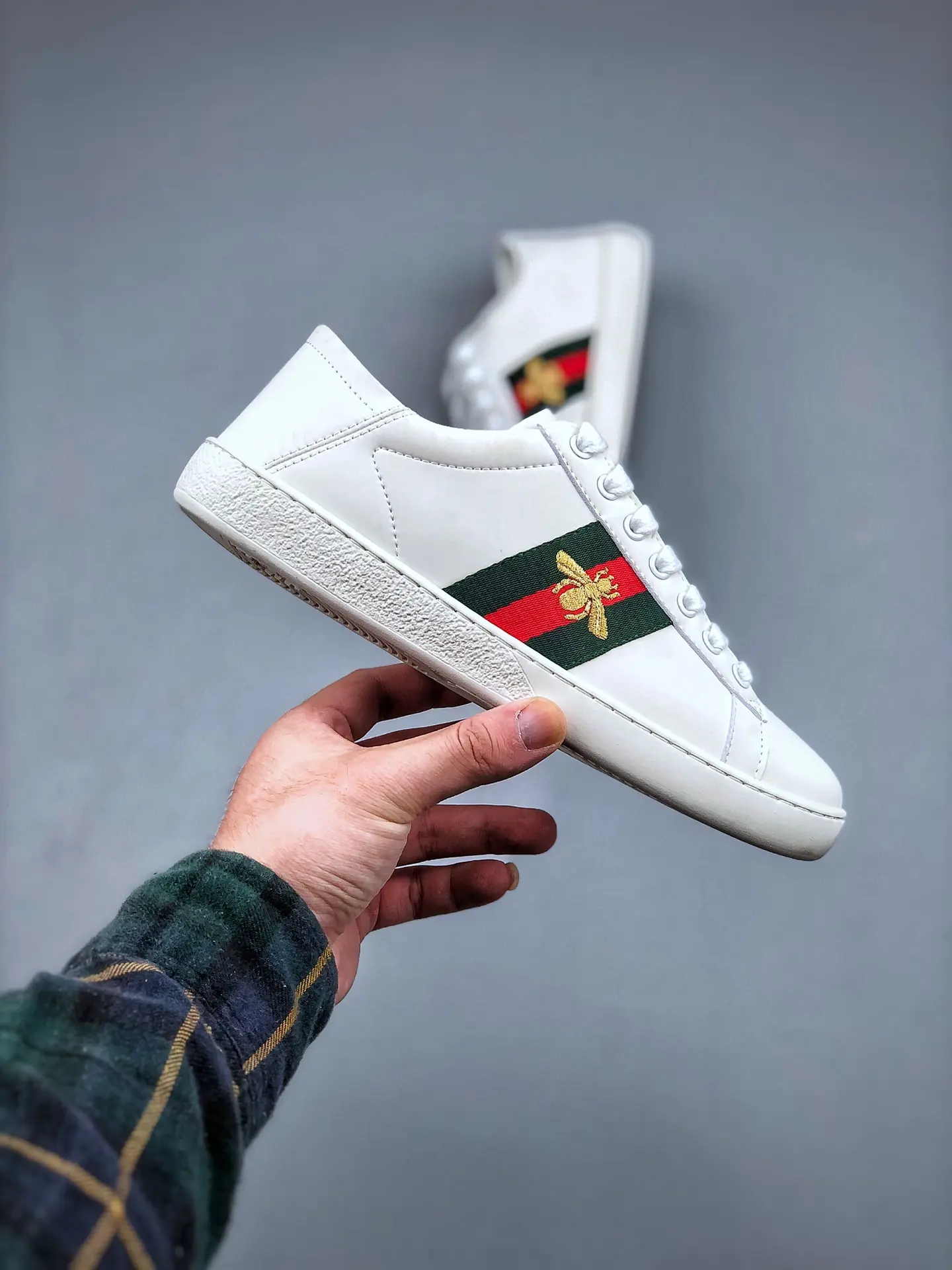 YASSW | Gucci White Ace Leather Sneakers Replica Review: A Detailed Look