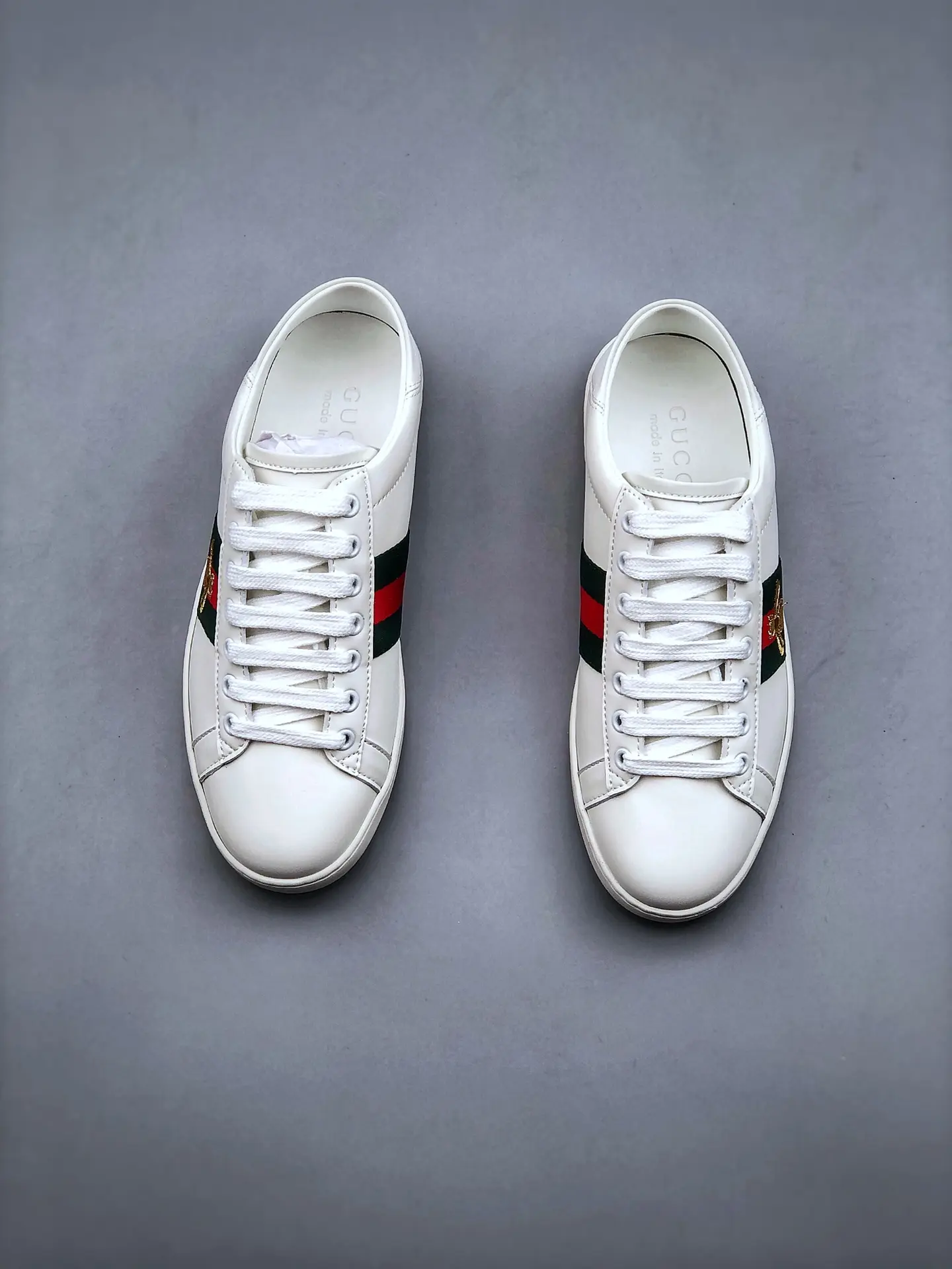 YASSW | Gucci White Ace Leather Sneakers Replica Review: A Detailed Look