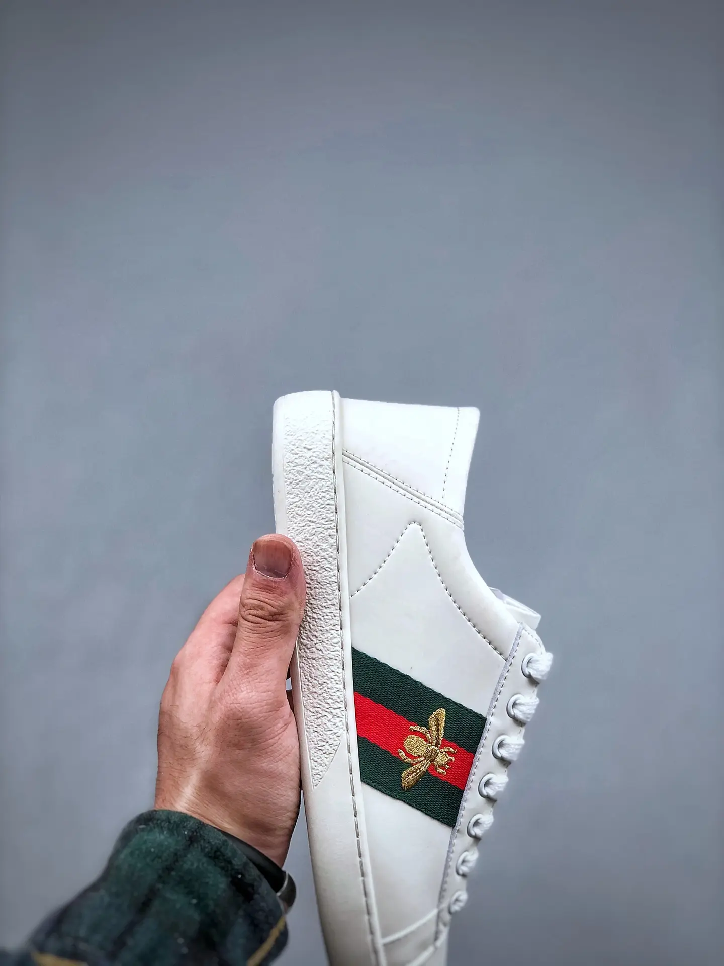 YASSW | Gucci White Ace Leather Sneakers Replica Review: A Detailed Look