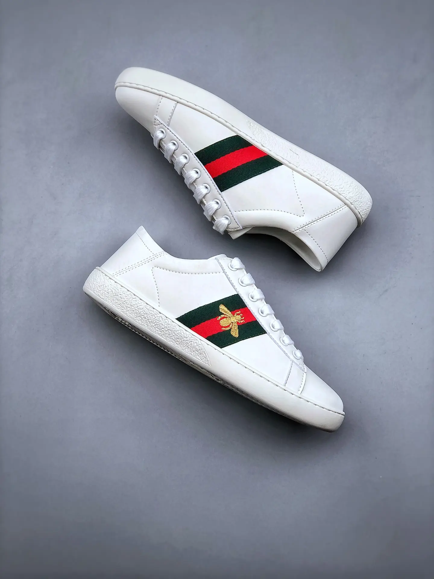 YASSW | Gucci White Ace Leather Sneakers Replica Review: A Detailed Look