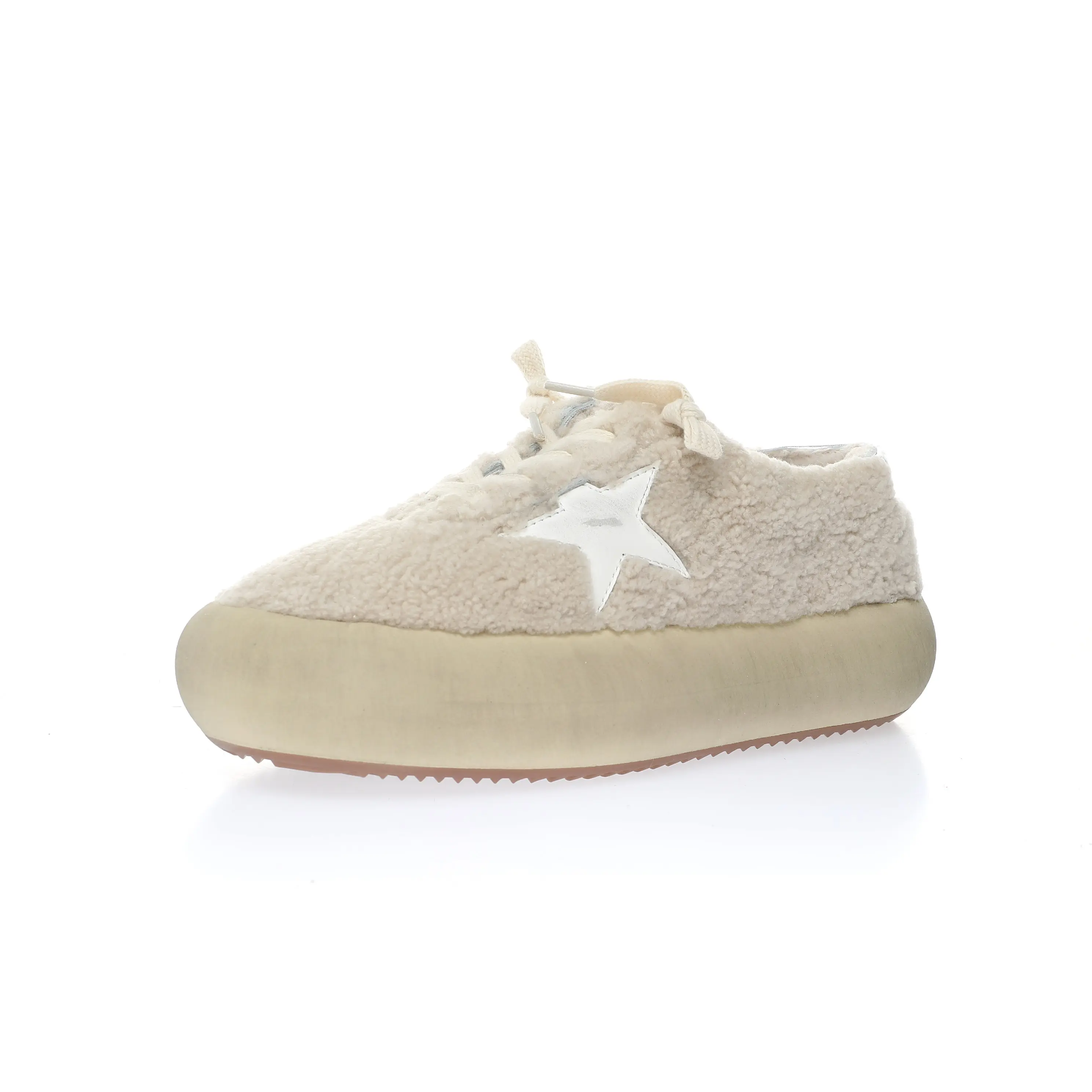 YASSW | Golden Goose Beige Shearling Sneakers: Replica vs. Original