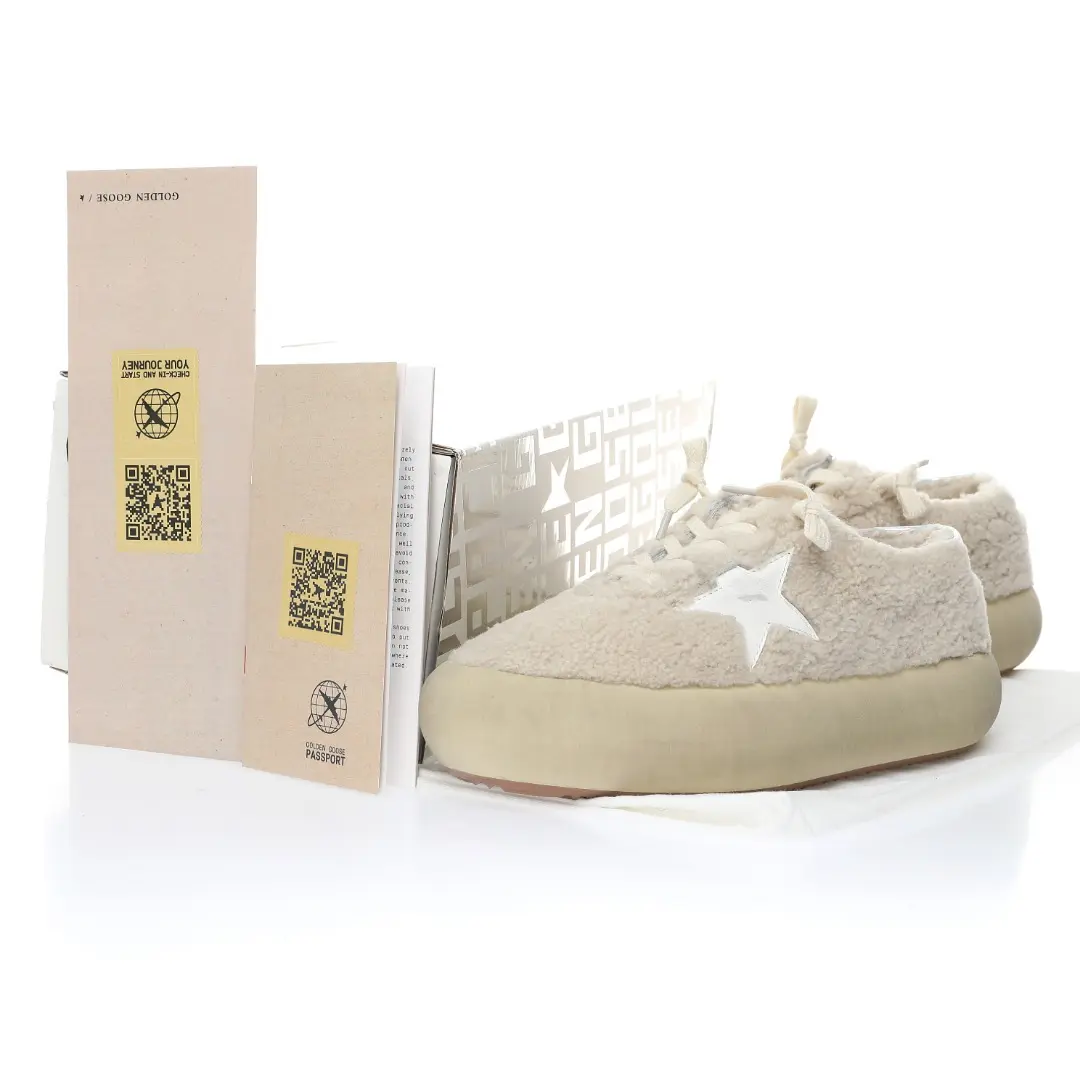 YASSW | Golden Goose Beige Shearling Sneakers: Replica vs. Original