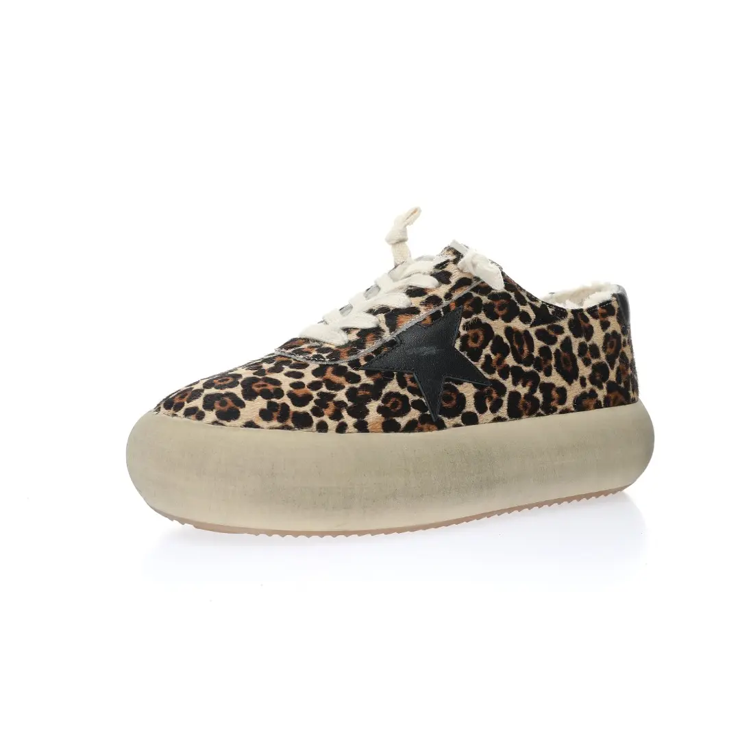 YASSW | Golden Goose Space-Star Leopard Print Sneakers (Replica/Fake)