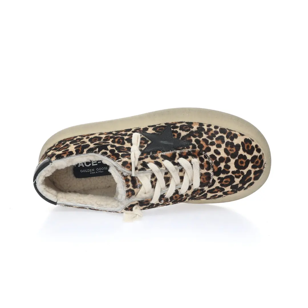 YASSW | Golden Goose Space-Star Leopard Print Sneakers (Replica/Fake)