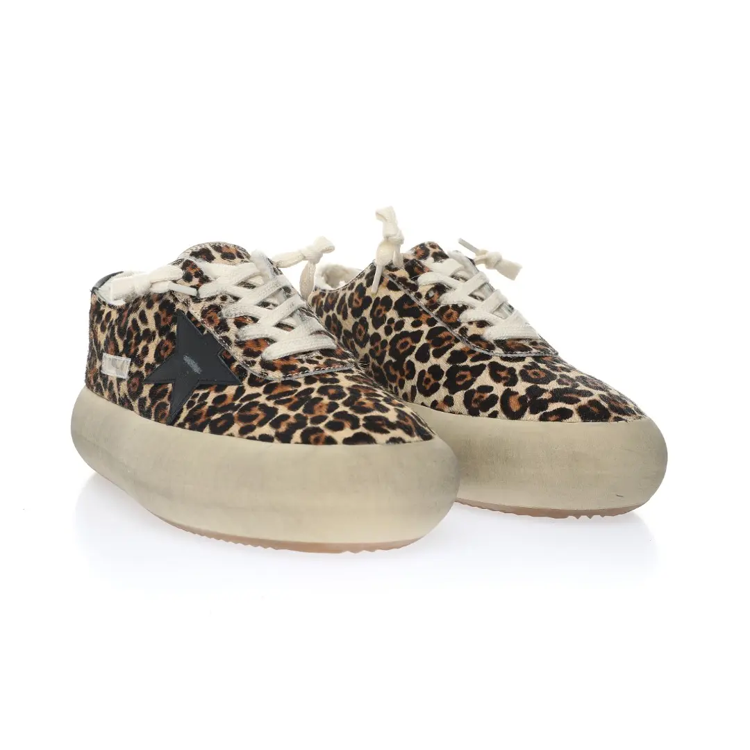 YASSW | Golden Goose Space-Star Leopard Print Sneakers (Replica/Fake)