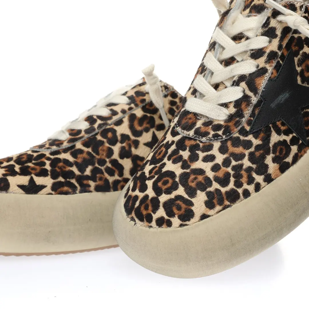 YASSW | Golden Goose Space-Star Leopard Print Sneakers (Replica/Fake)