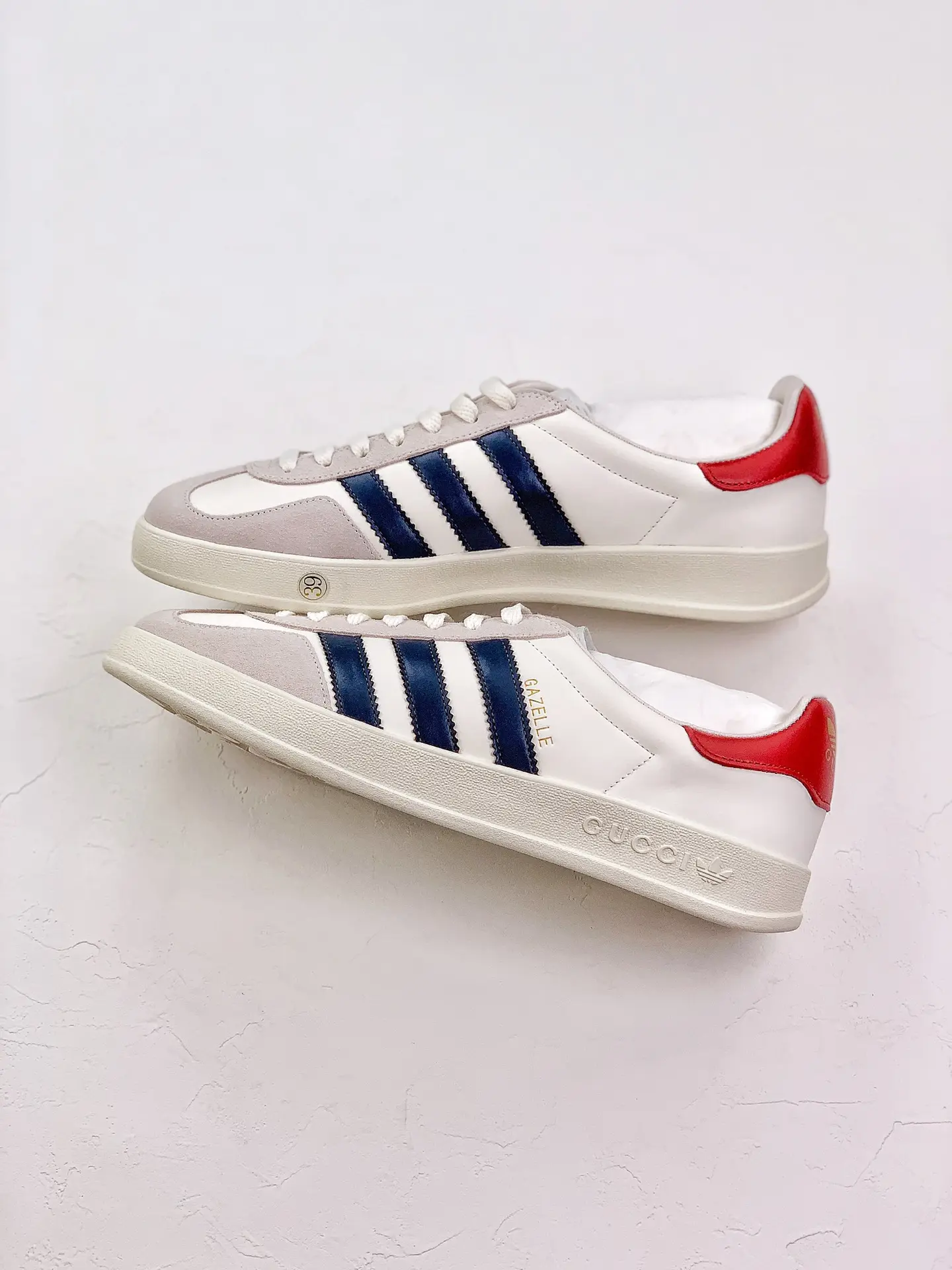 YASSW | Replica Gucci x Adidas Gazelle White Low Top Sneakers: Unveiling the Hype