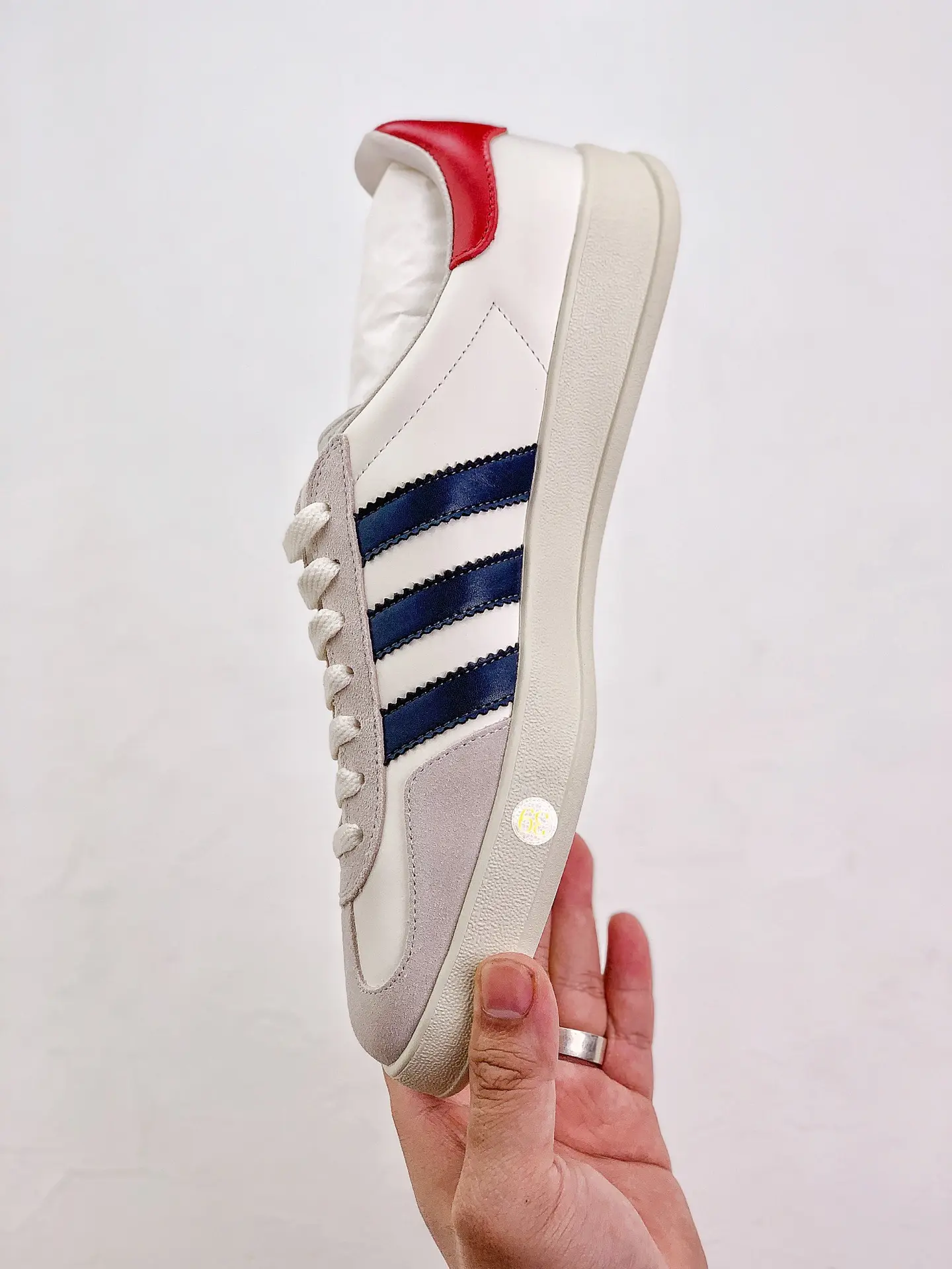 YASSW | Replica Gucci x Adidas Gazelle White Low Top Sneakers: Unveiling the Hype