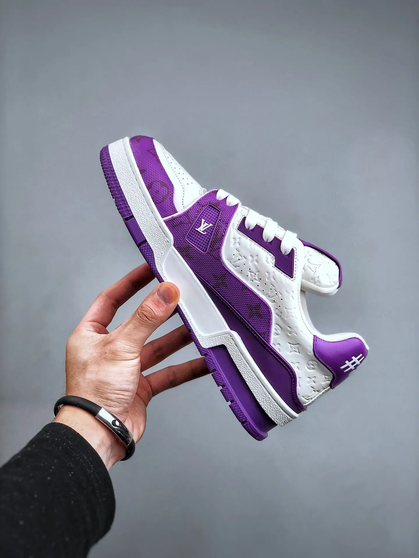 YASSW | Louis Vuitton Trainer Sneakers Replica in Purple: Detailed Review