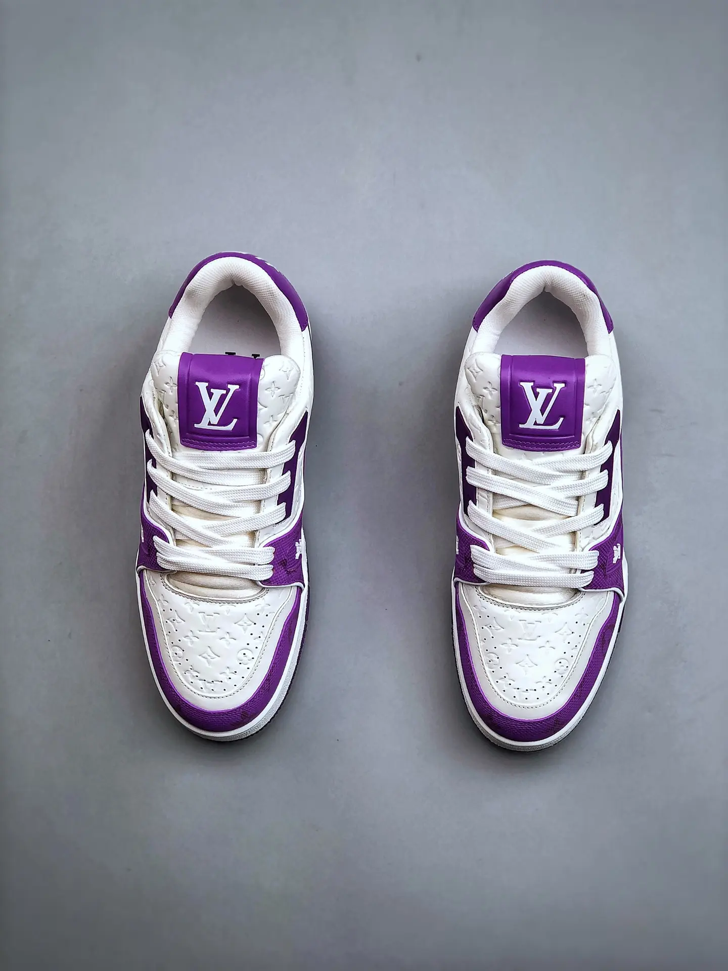 YASSW | Louis Vuitton Trainer Sneakers Replica in Purple: Detailed Review