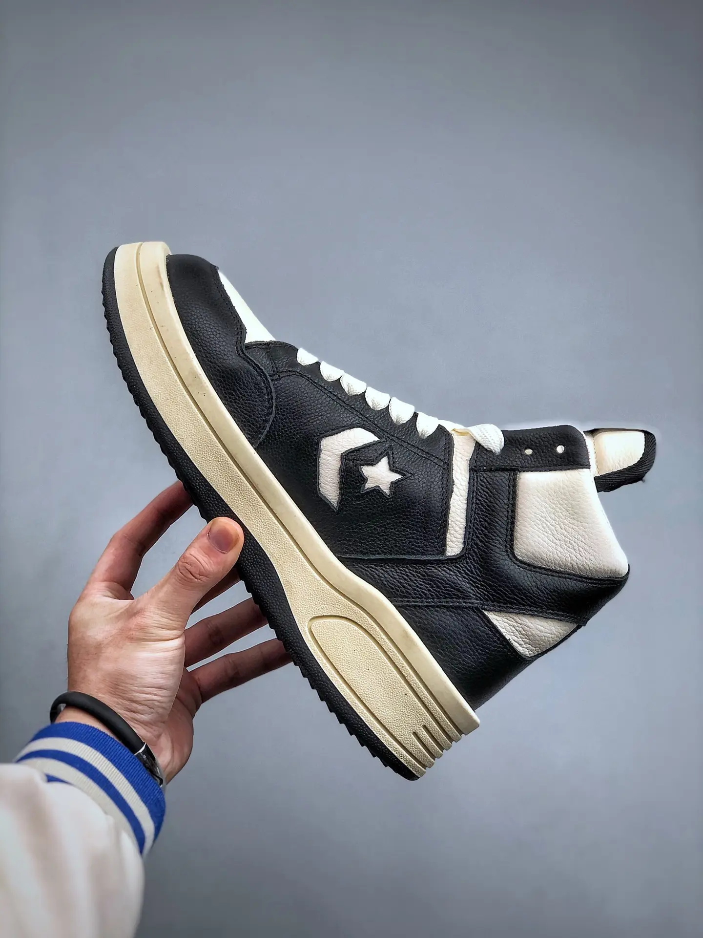 YASSW | Rick Owens x Converse DRKSHDW TURBOWPN Mid Black Cream Replica Review