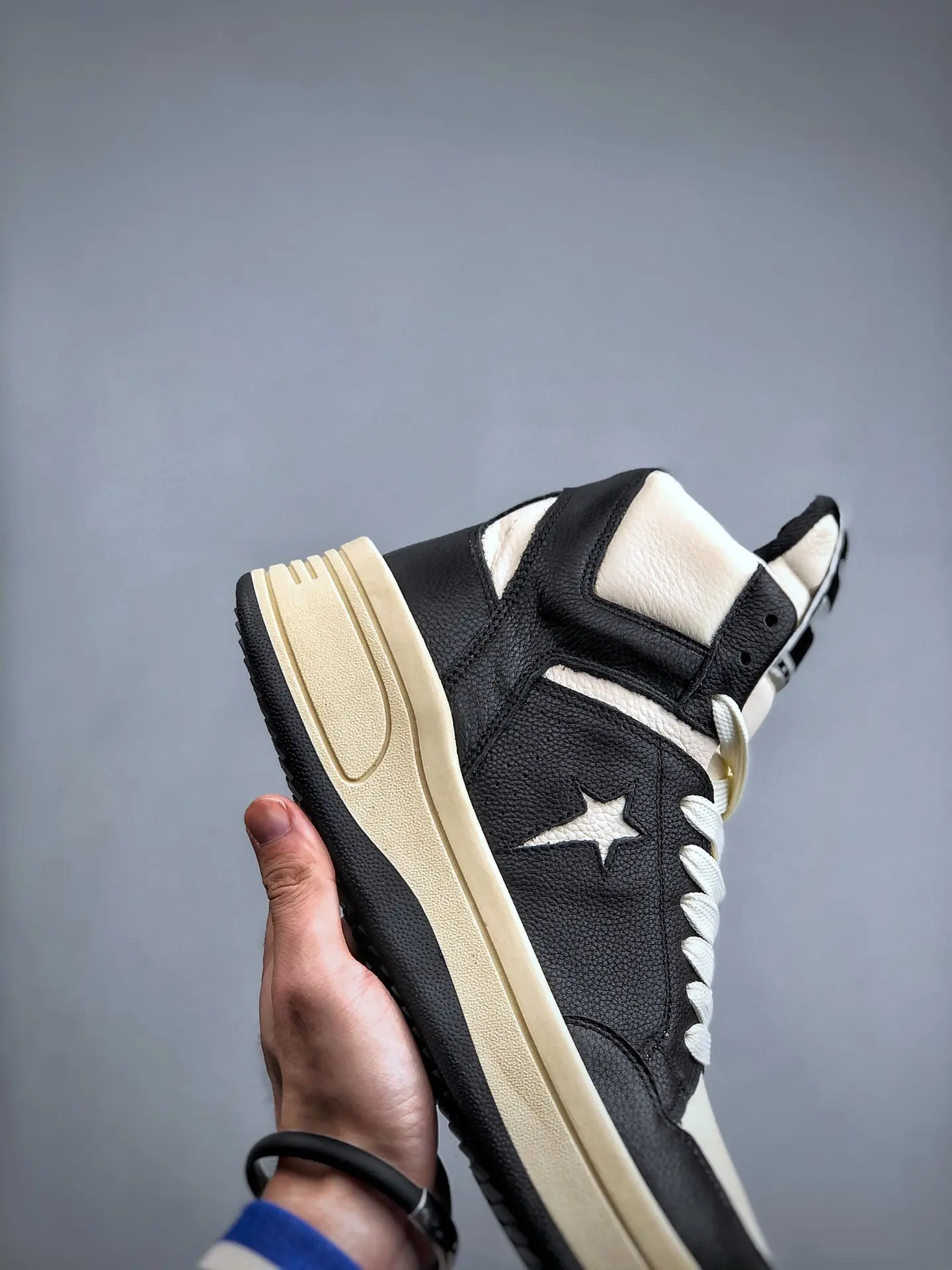 YASSW | Rick Owens x Converse DRKSHDW TURBOWPN Mid Black Cream Replica Review