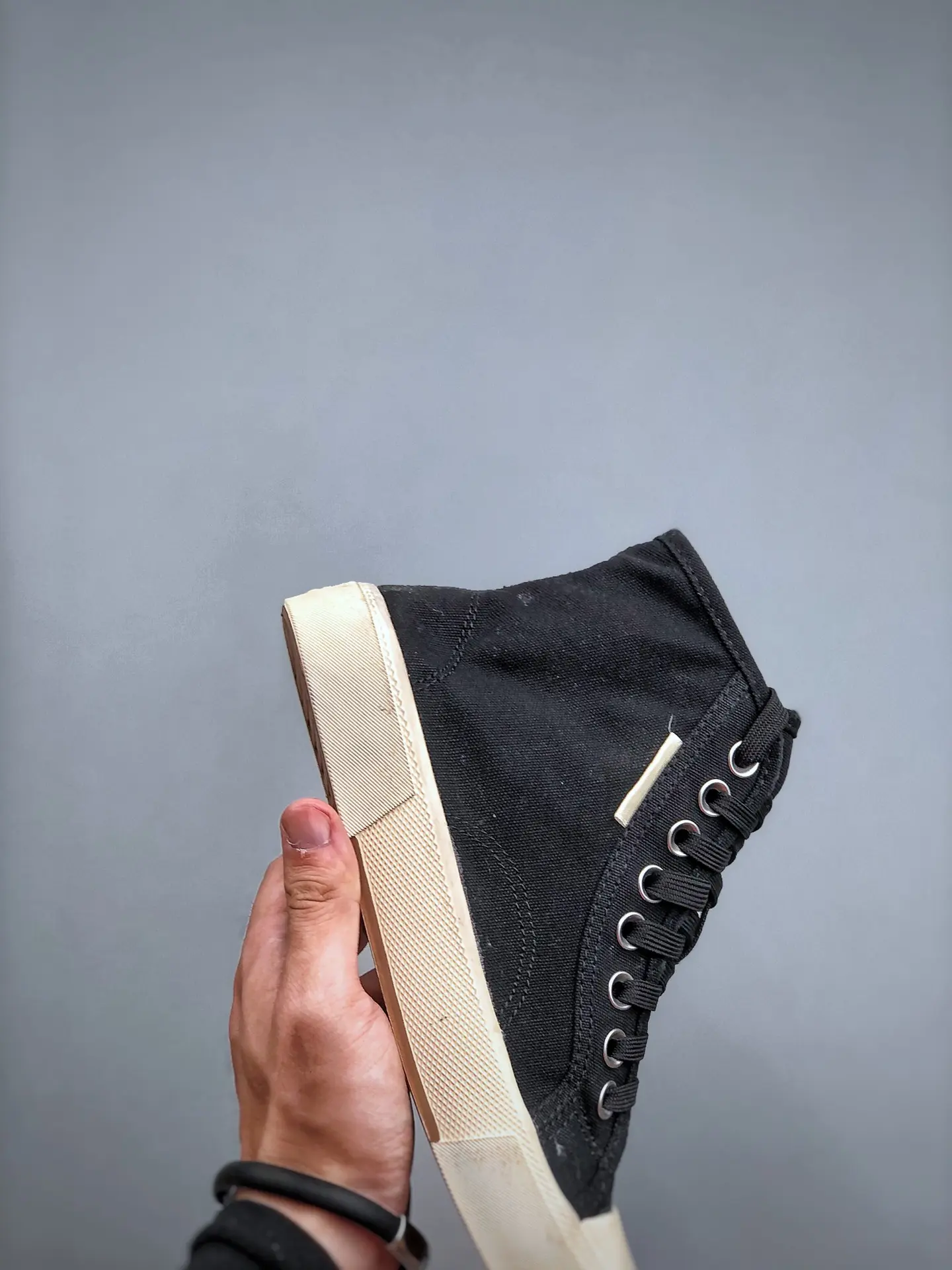 YASSW | Rep Fake Replica Balenciaga Paris High-Top Sneakers - Black