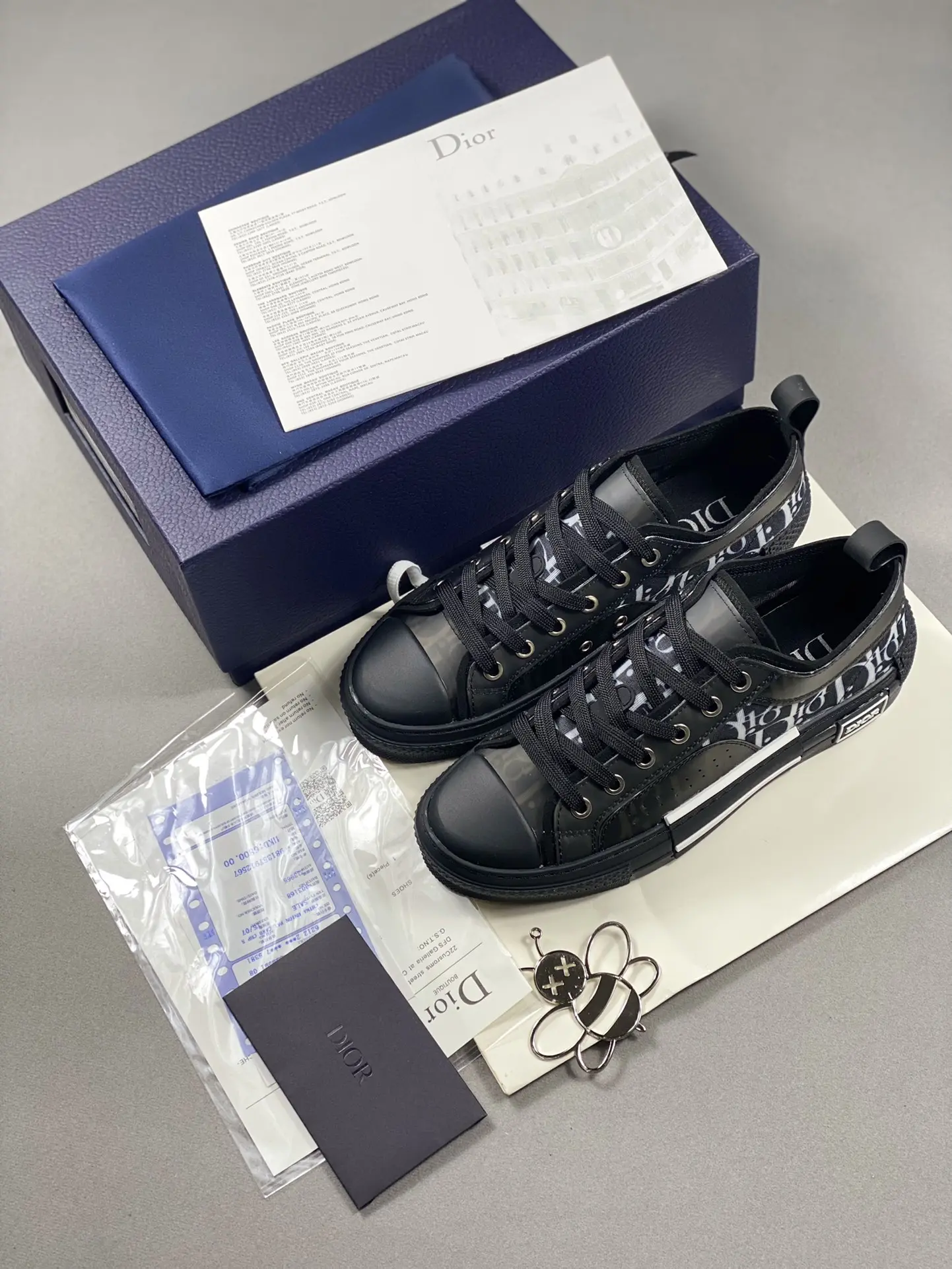 YASSW | Replica Dior B23 Trainer - Black Low Top Sneakers Review