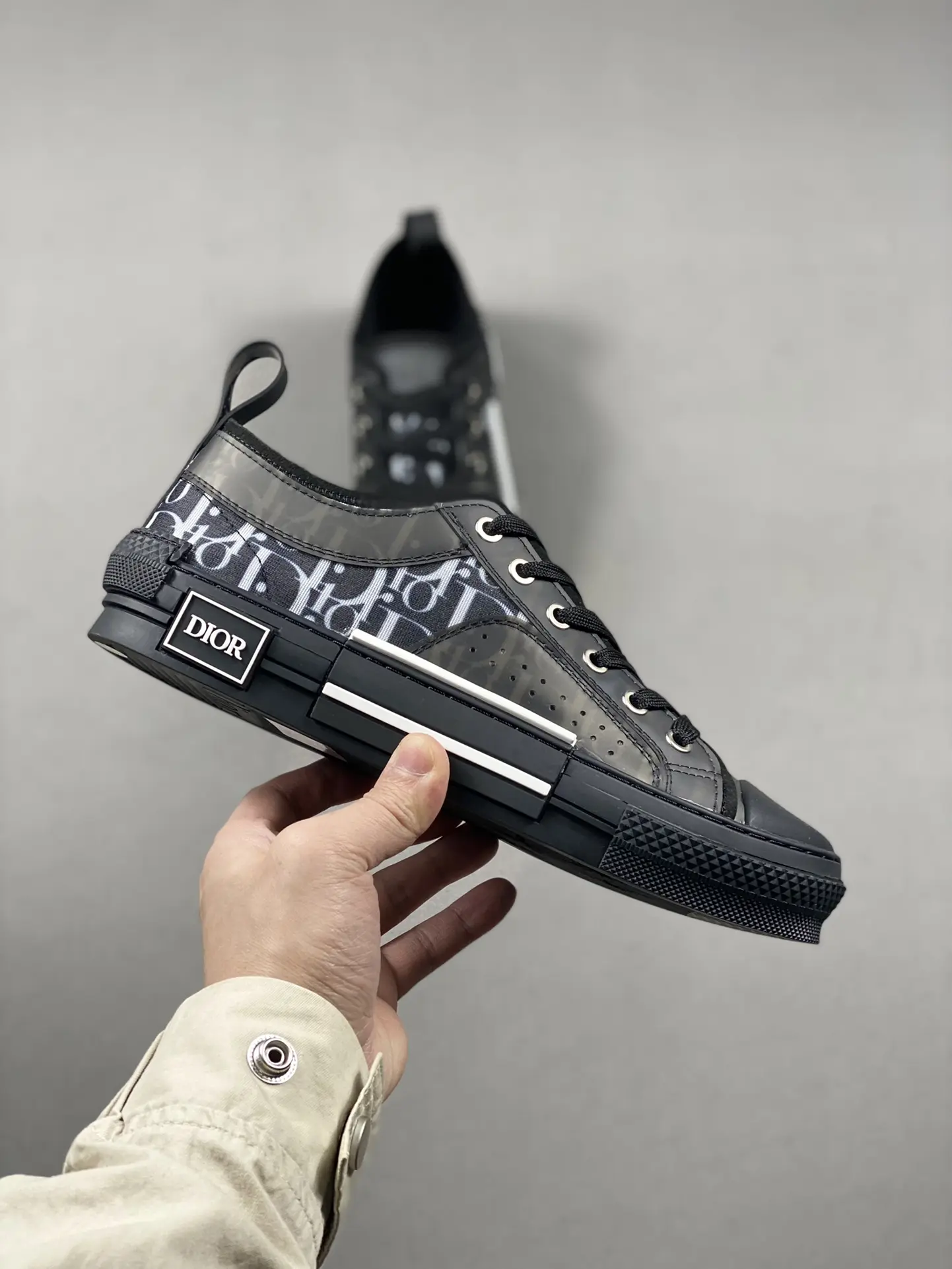 YASSW | Replica Dior B23 Trainer - Black Low Top Sneakers Review