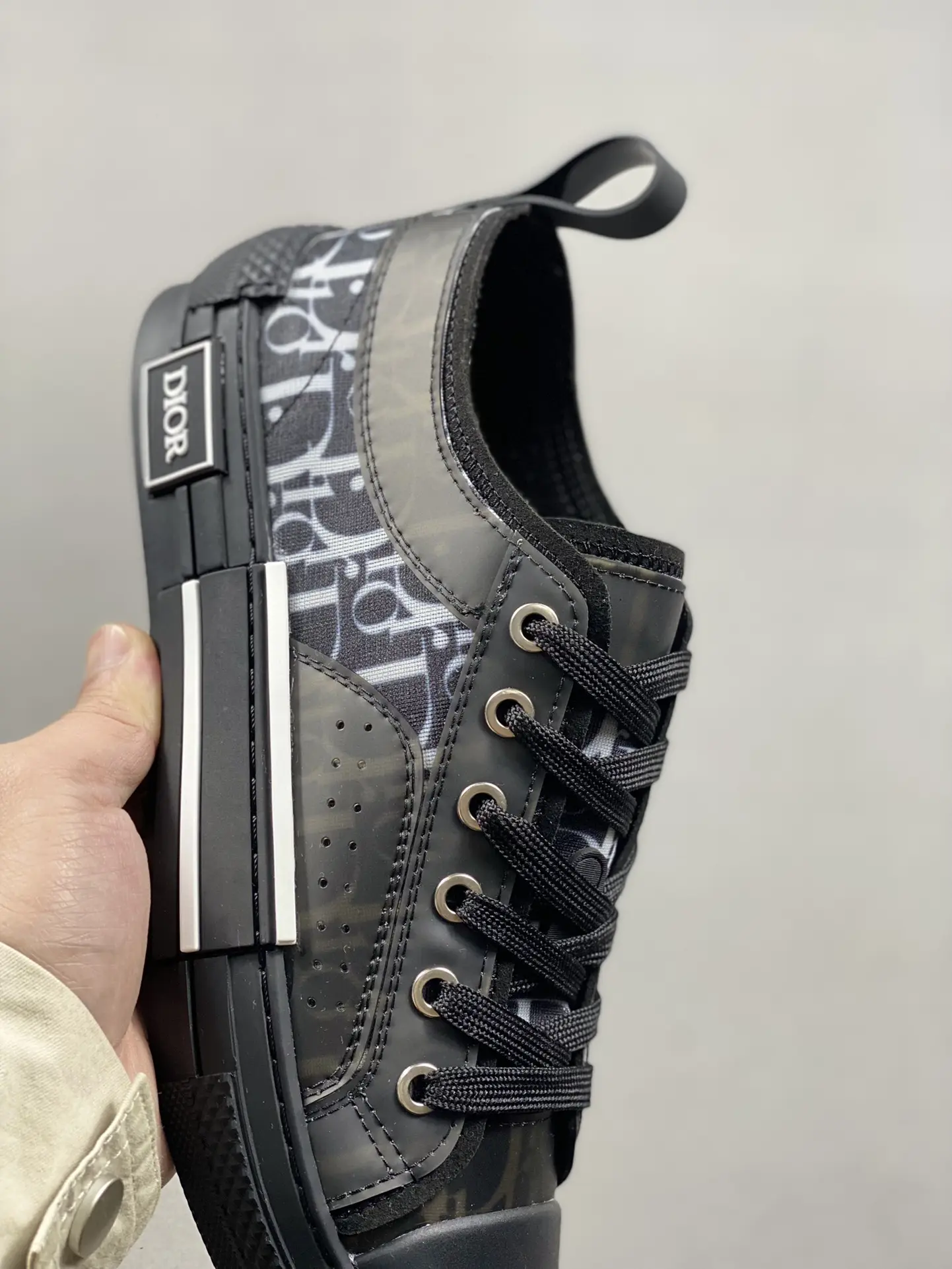 YASSW | Replica Dior B23 Trainer - Black Low Top Sneakers Review