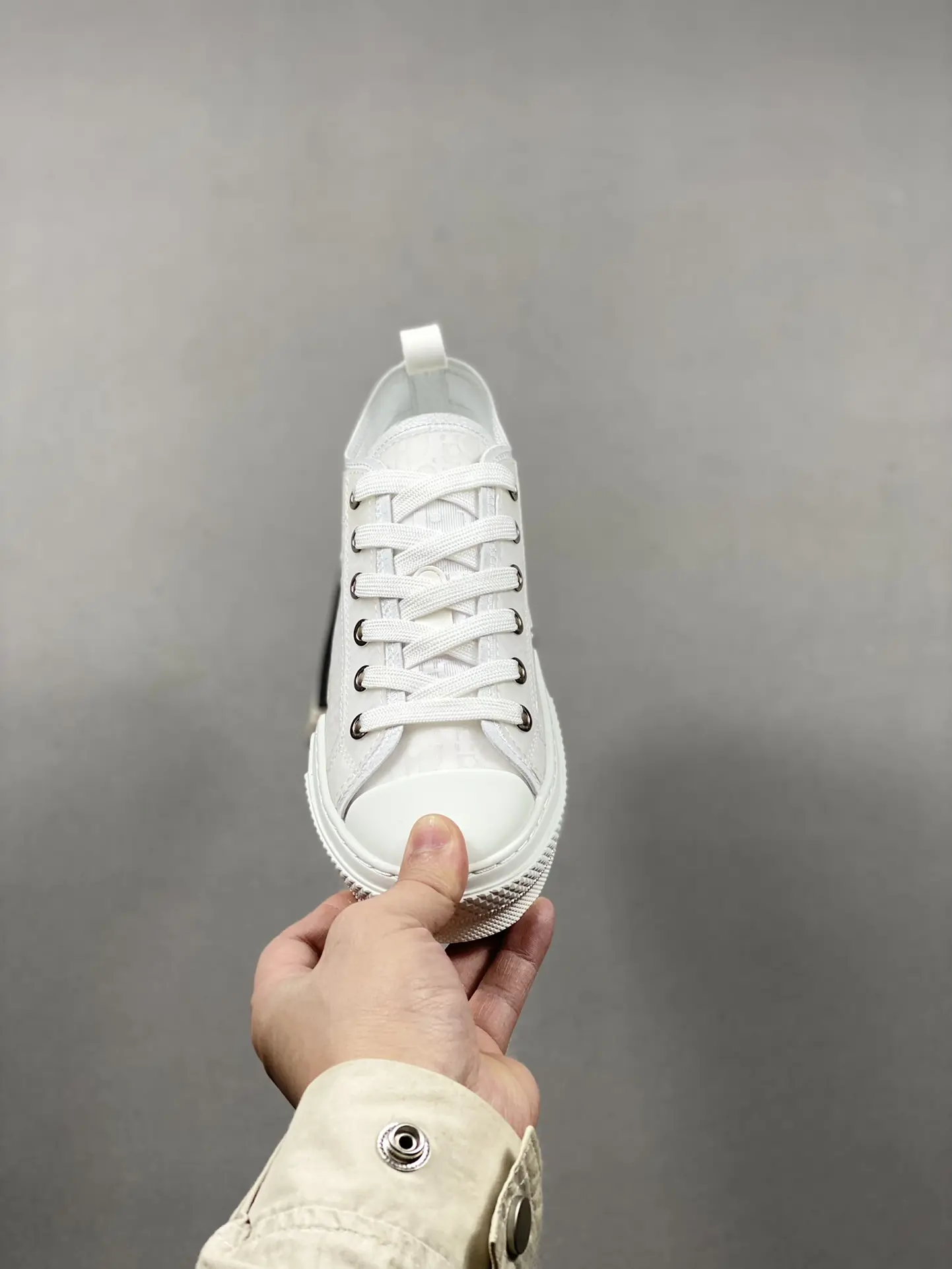 YASSW | Dior B23 Skater Sneaker Cream Oblique Jacquard Replica Review