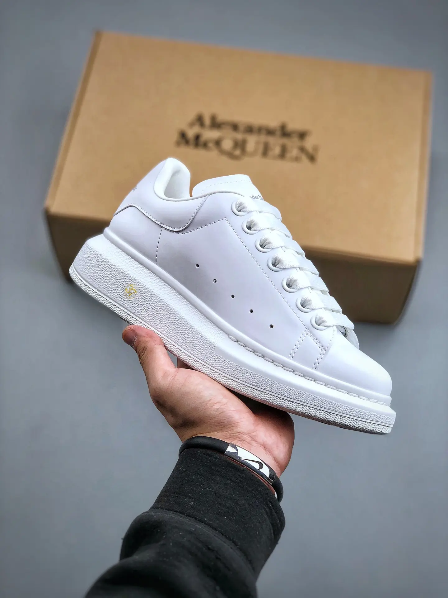 YASSW | Replica Alexander McQueen Men's White Oversized Sneakers – A Comprehensive Review