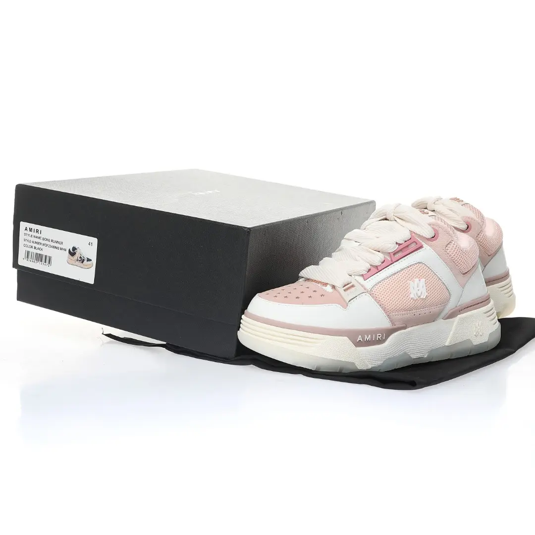 YASSW | Stylish Comfort: Replica Amiri Wmns MA-1 'Pink' Designer Sneakers