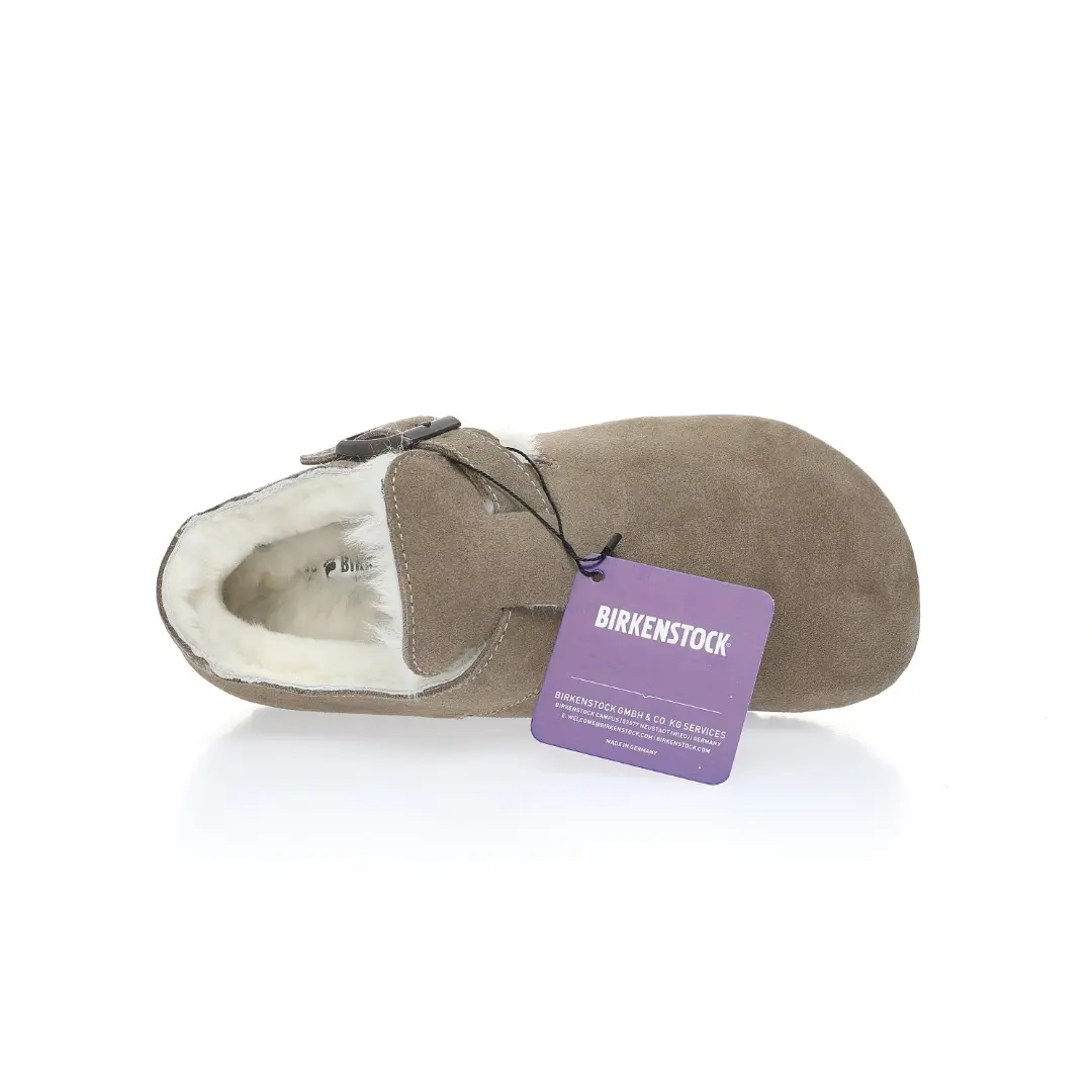 YASSW | Authenticity in Question: Birkenstock Boston Shearling Suede Stone Coin Replica