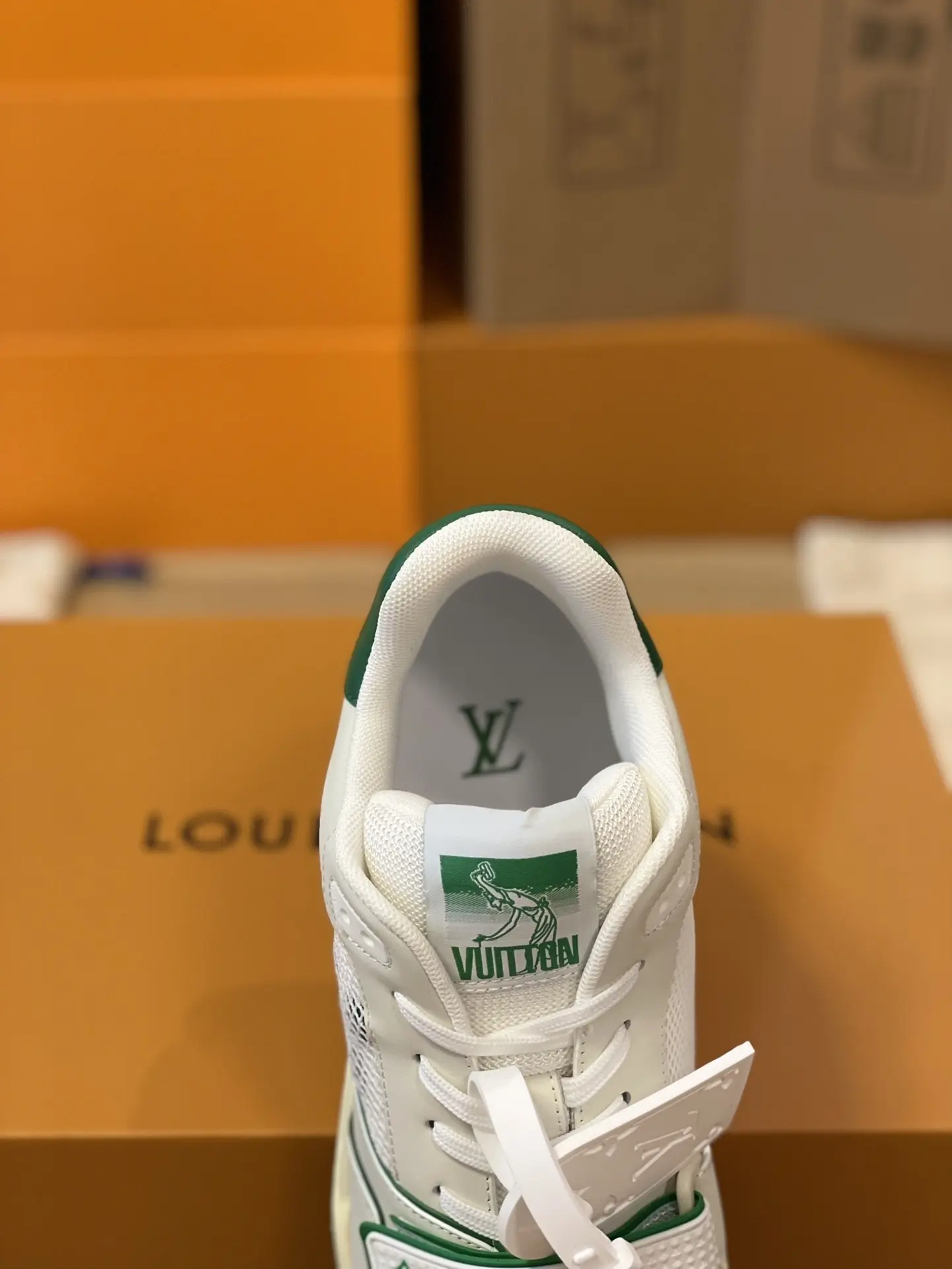 YASSW | Louis Vuitton Trainer Green Mesh Replica: Style & Comfort Redefined