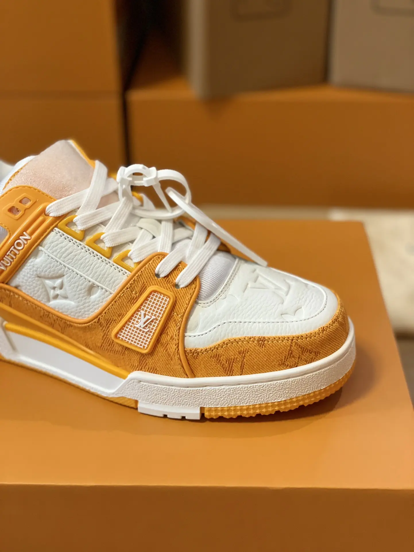 YASSW | Louis Vuitton Yellow Trainer Sneaker Replica: A Detailed Review