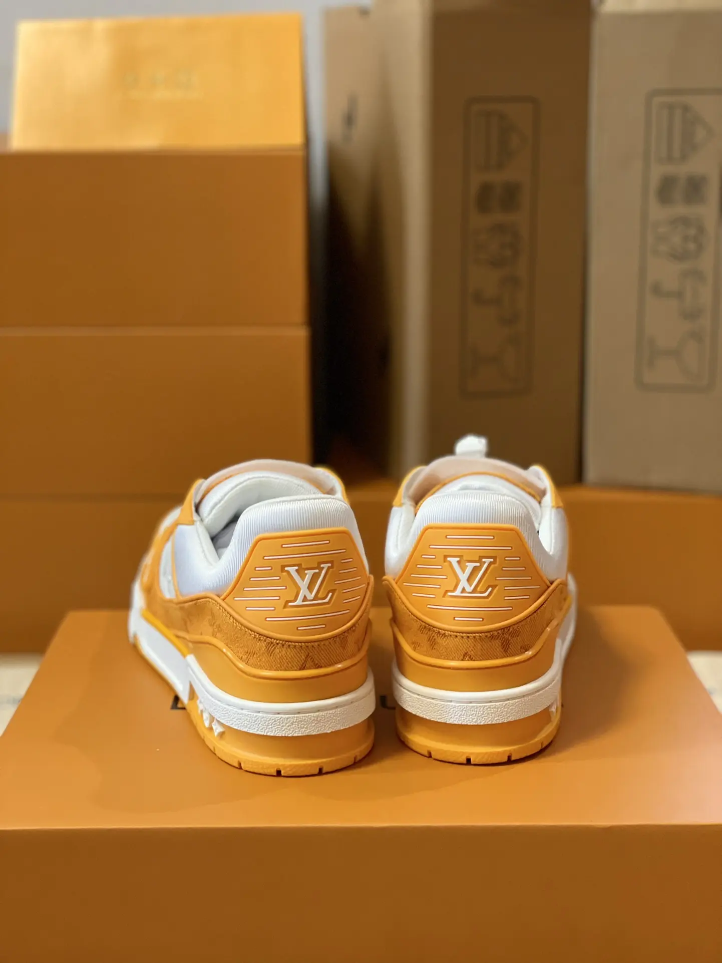 YASSW | Louis Vuitton Yellow Trainer Sneaker Replica: A Detailed Review