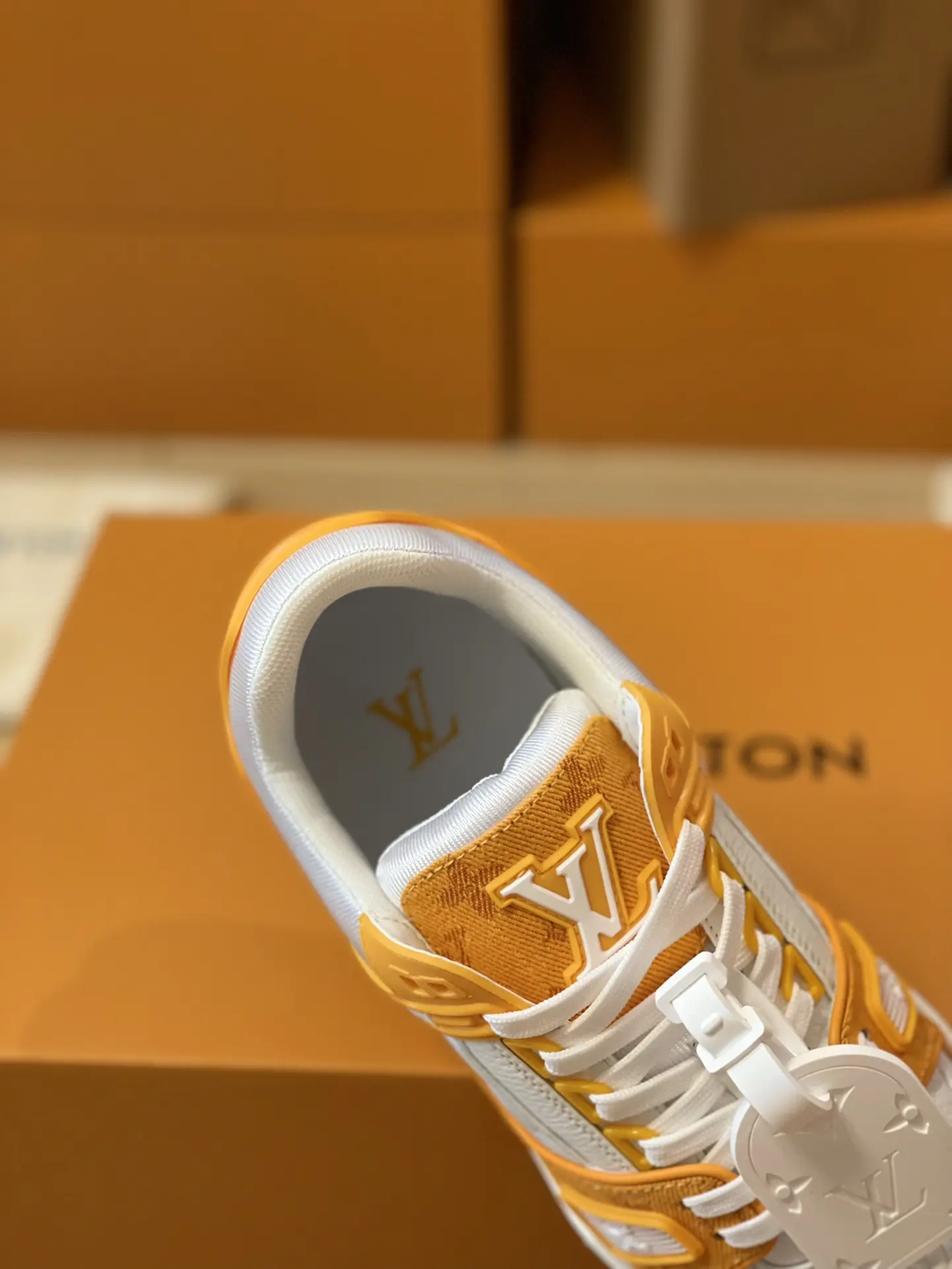 YASSW | Louis Vuitton Yellow Trainer Sneaker Replica: A Detailed Review