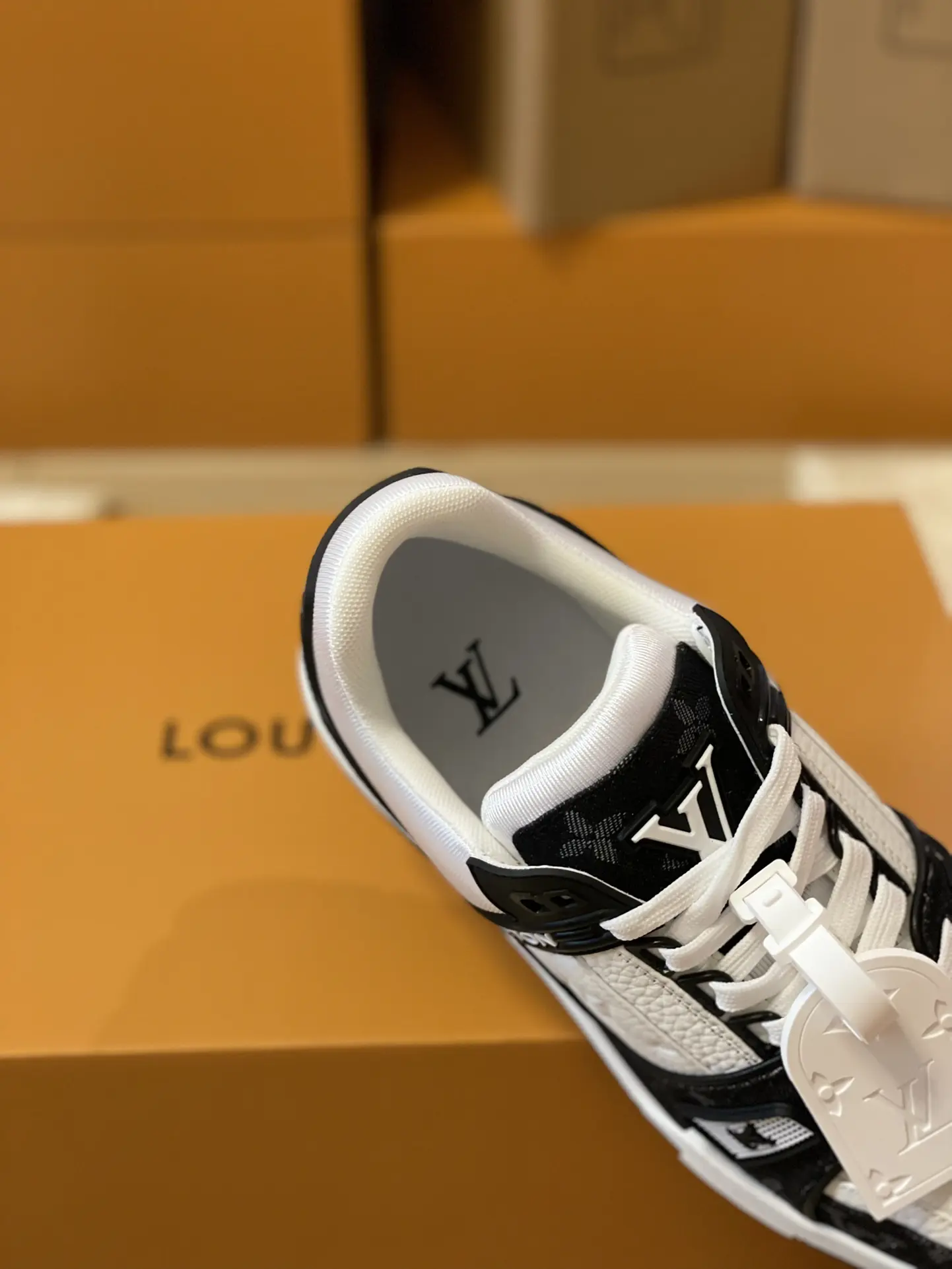 YASSW | Unveiling the Louis Vuitton LV Trainer Sneaker Replica in Black and White