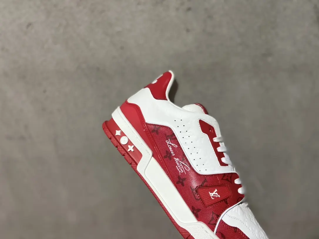 YASSW | Louis Vuitton Trainer #54 Signature Red White - The Ultimate Replica Guide